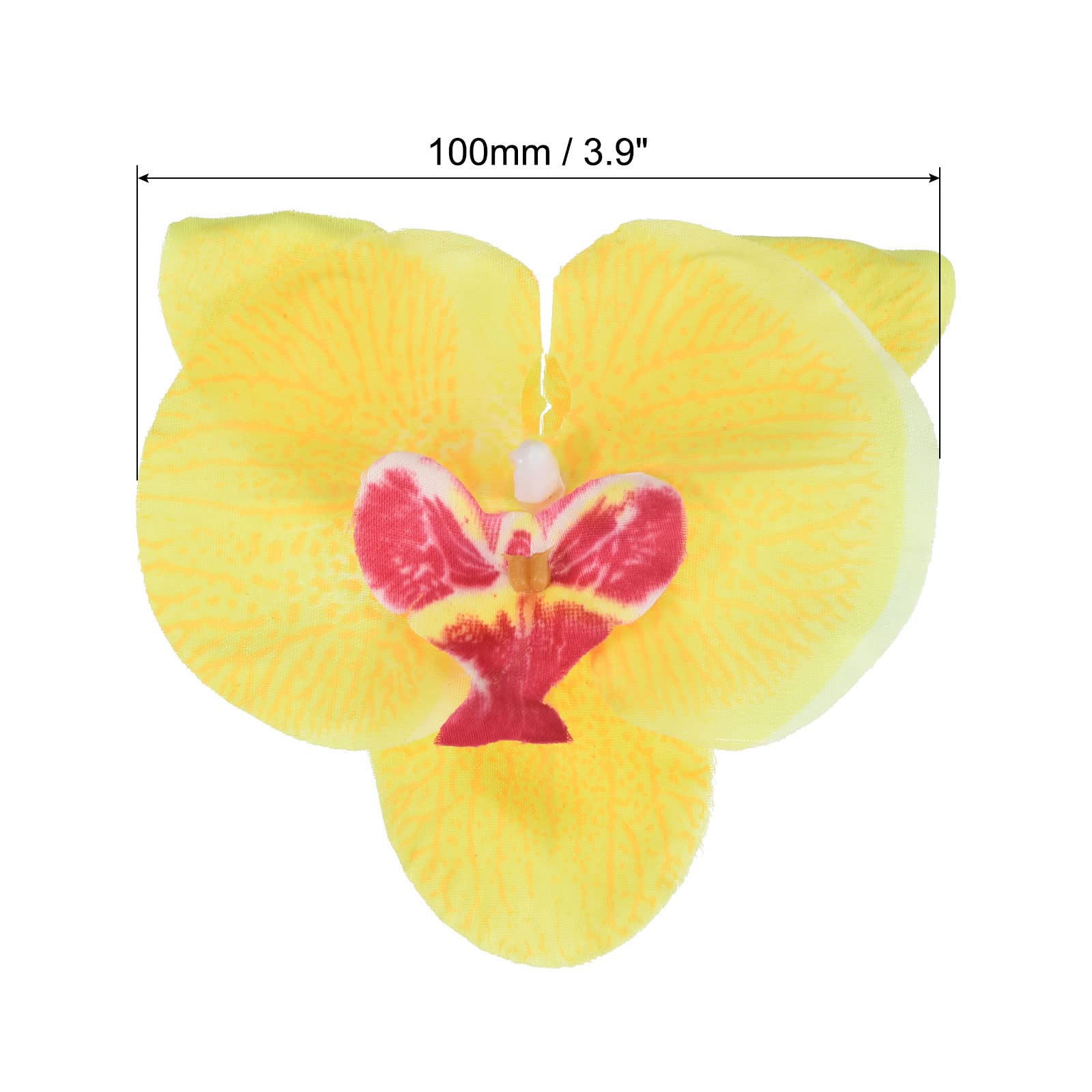 PATIKIL 3.9" Artificial Orchid Flower Heads - Image 2