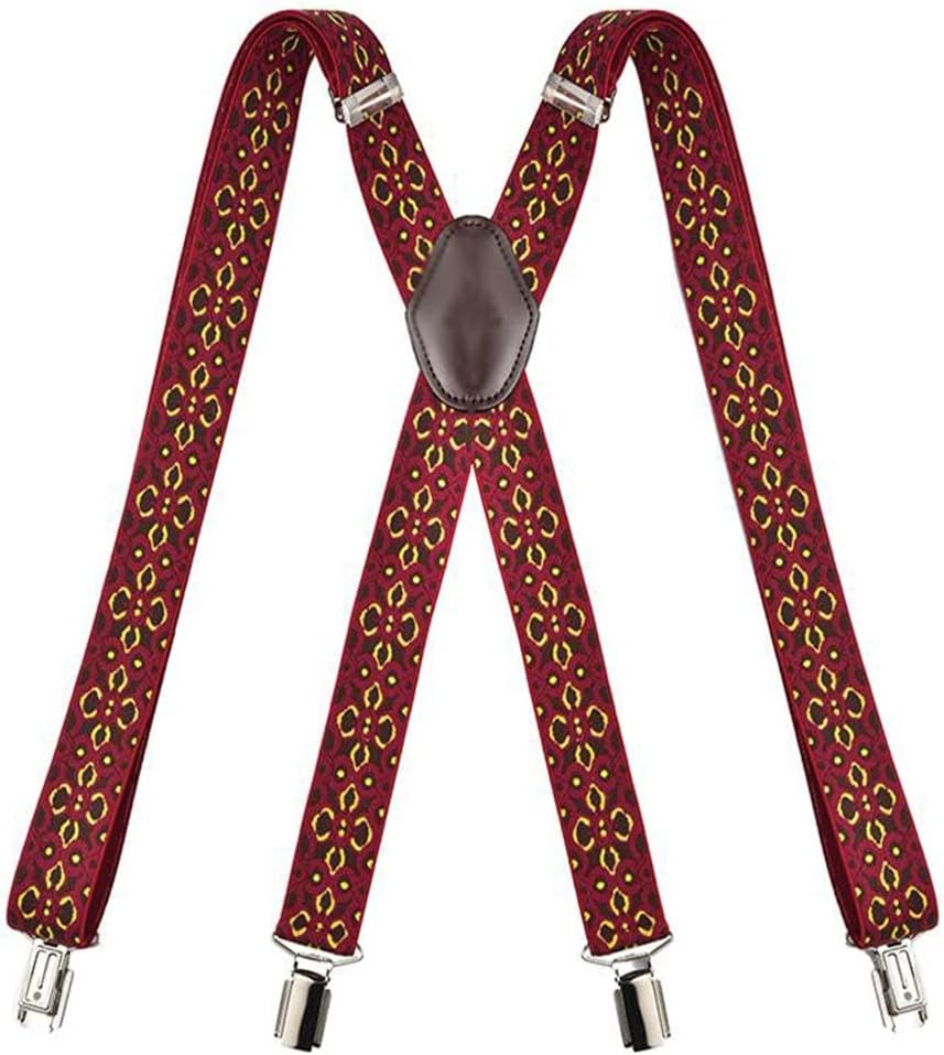 Strap Men's Suit Shirt Trousers Suspender Pants Elastic Clip Male Adult Suspenders