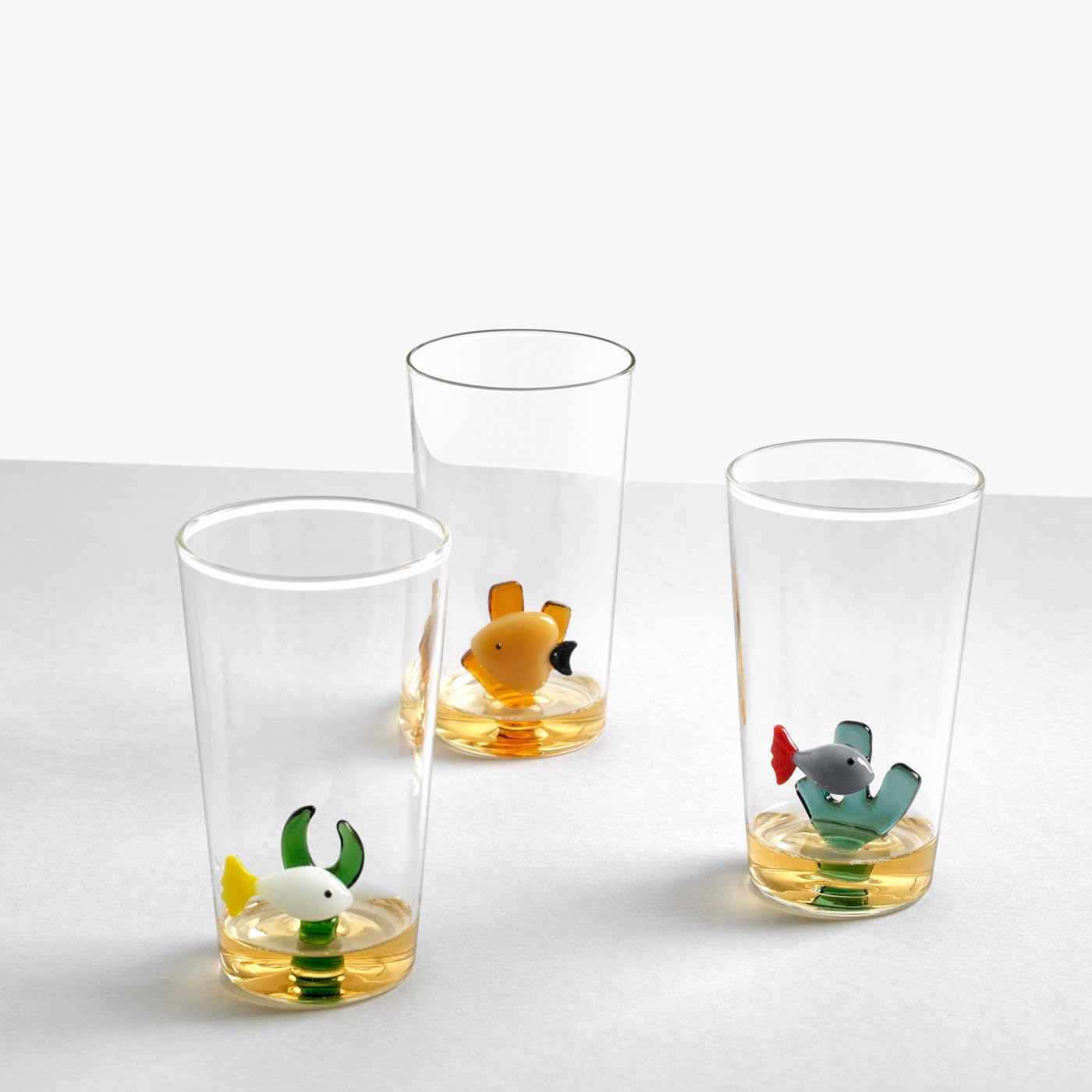 Bicchiere Longdrink Ichendorf - Vetro Borosilicato, Design Pesce E Alga - Foto 9