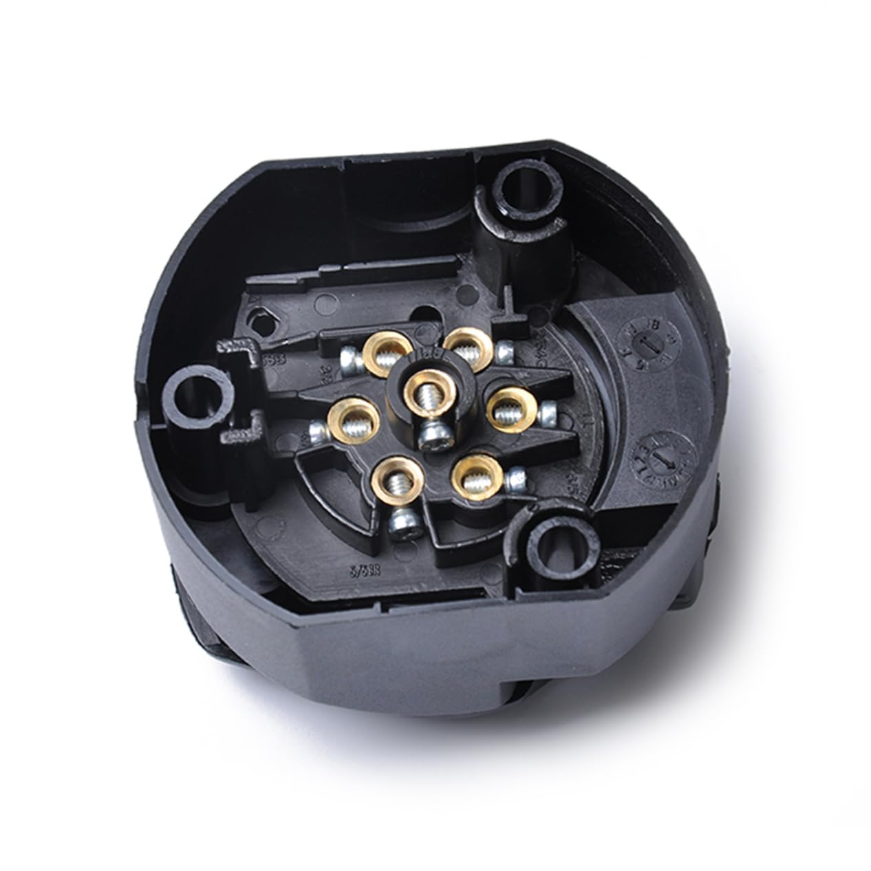GLEAVI 7piezas Conector De Remolque Pines Europeo con Anillo De Goma Adaptador para Electricidad De y Trailers Compatible con Nuevos y Existentes Sistemas De Arrastre
