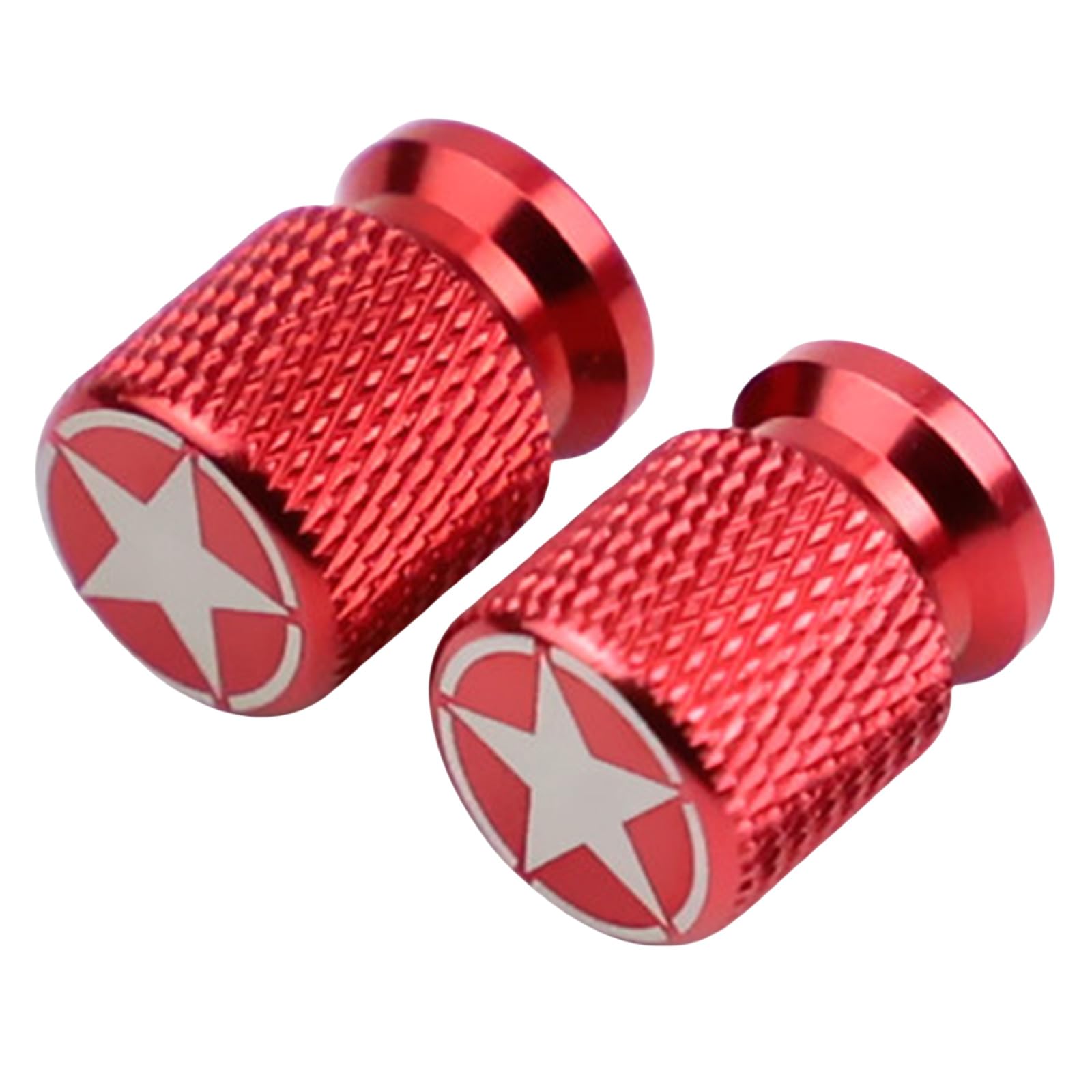Wegiwuca Upgrades Aluminum Valves Caps Tire Valves Covers Stylish Metal Tire Valves Caps Decors for Motorcycles & Electric & Bike