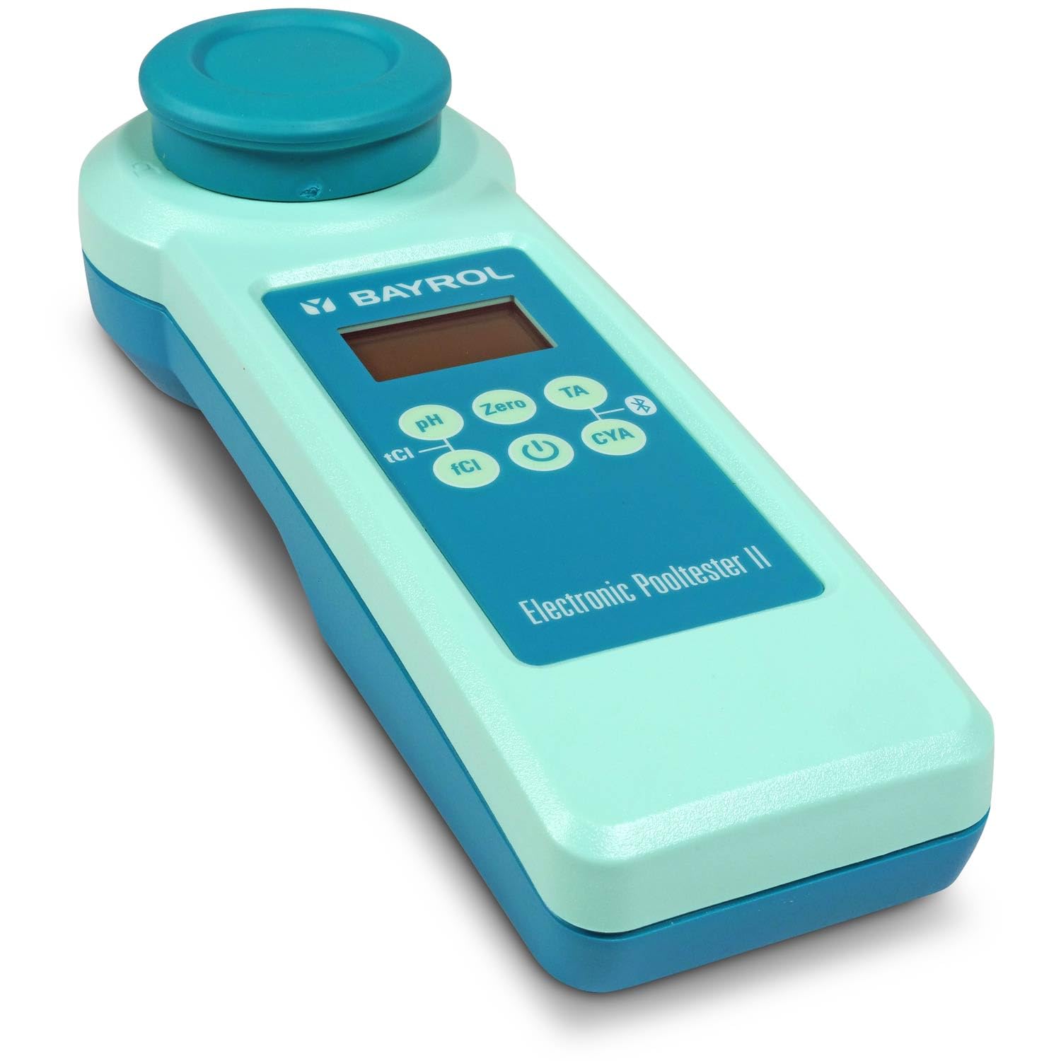 BAYROL Elektronischer Pooltester II Set mit Refill-Pack & Bluetooth | Digitales Photometer mit App-Anbindung, 140 Testtabletten und Analyse von bis zu 13 Wasserparametern