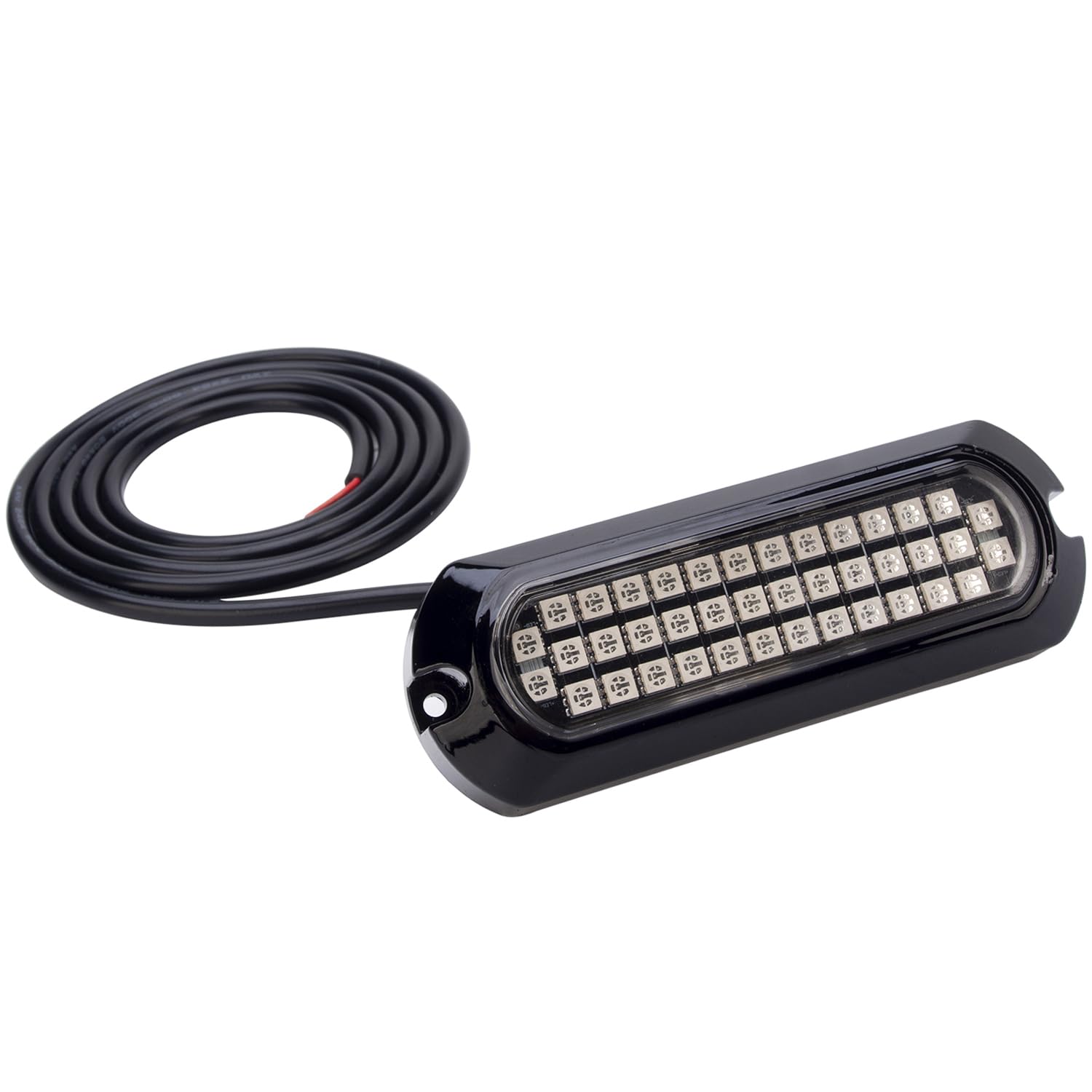 Greluma 2 Piezas Luces para barcos, luz subacuática impermeable de aleación de zinc de 40 LED, luces de popa/navegación/desagüe, luz de cortesía, luces de cubierta (azul)