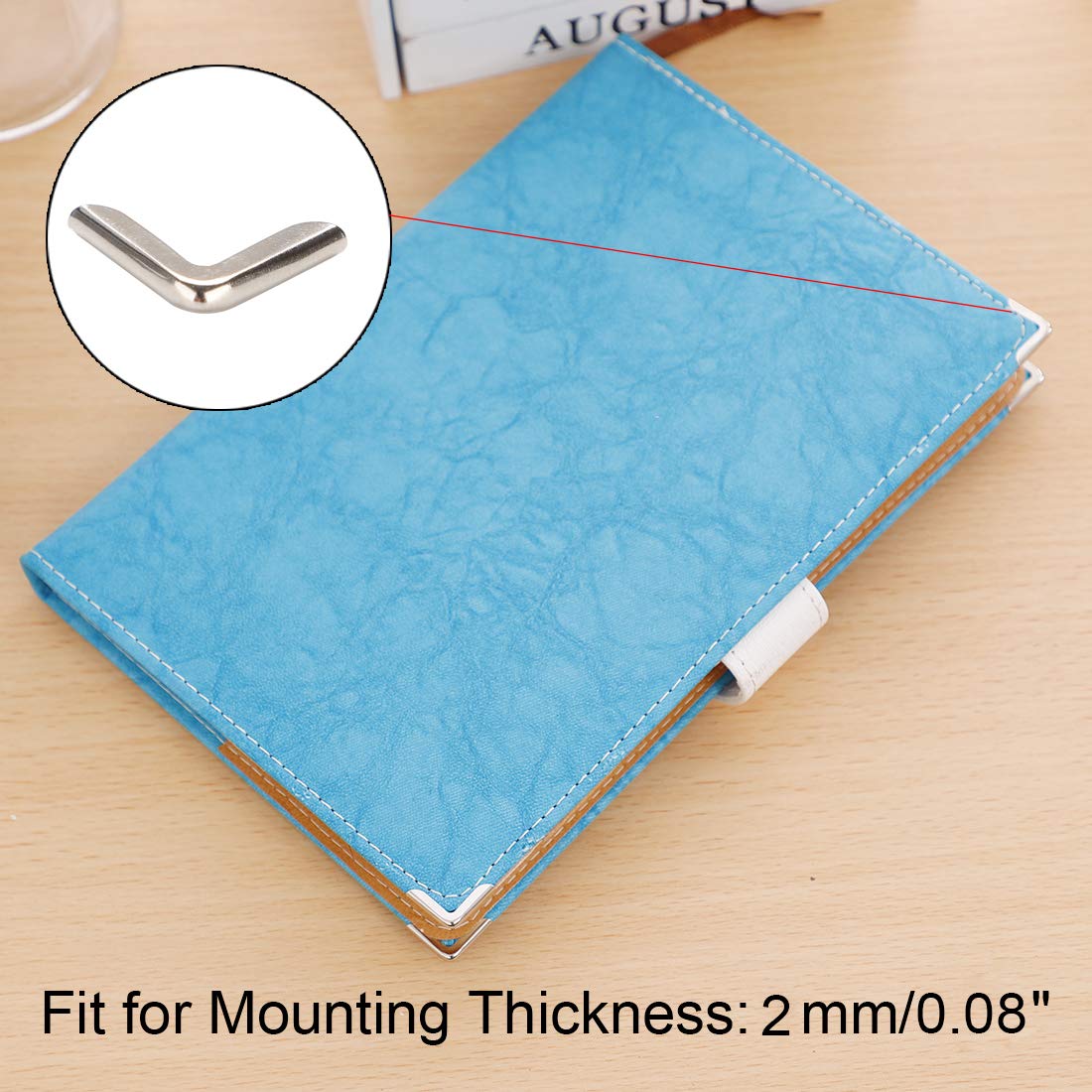 10 Silberfarbene Buchecken / Schmuckecken 20x20 Mm – Eckenschutz Für Bilder, Boxen & Mehr