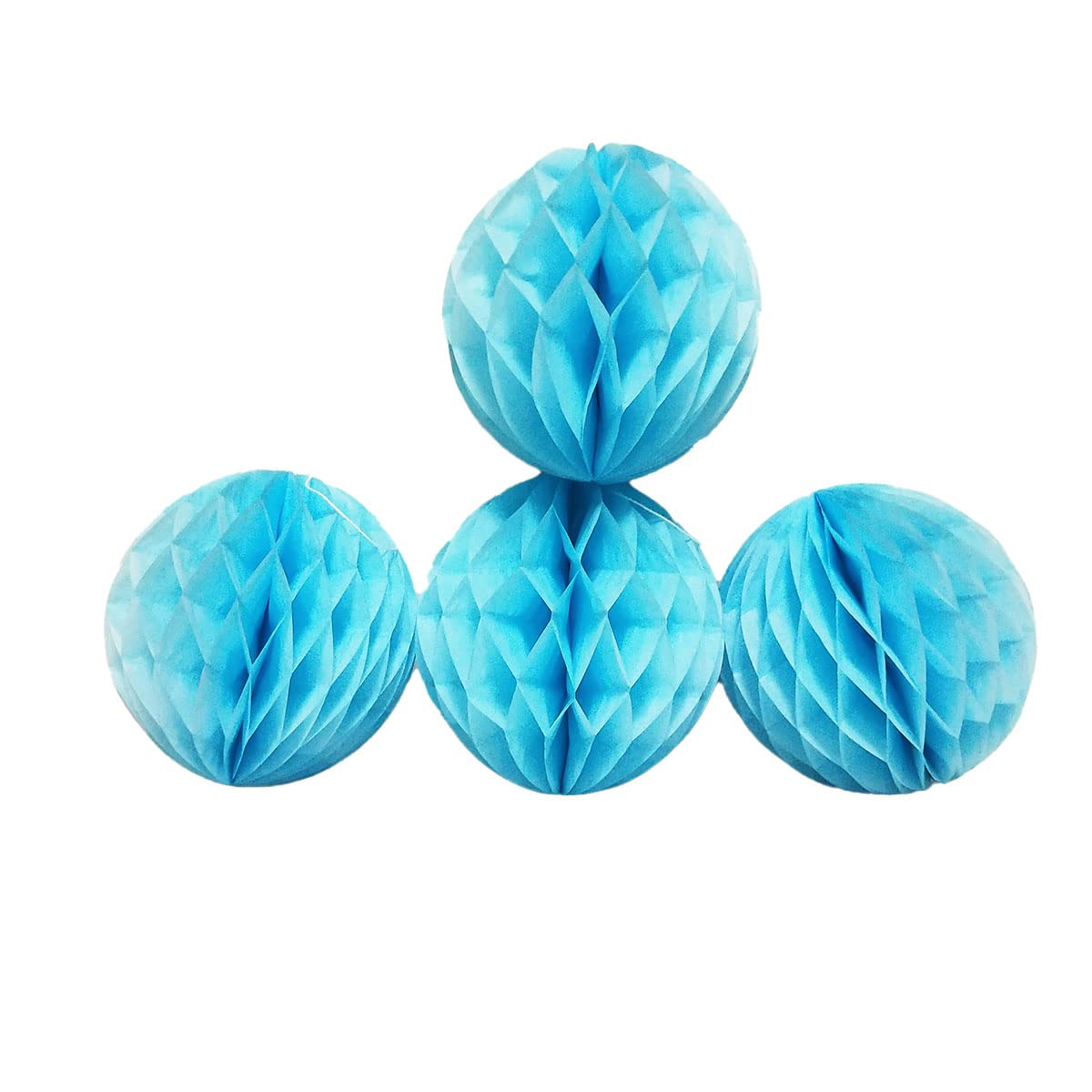 12 Palline Decorative A Nido D'ape In Carta Velina - Set Misure 20 E 25 Cm - Bianco E Rosa - Per Compleanni, Matrimoni, Addio Al Nubilato E Decorazione Casa