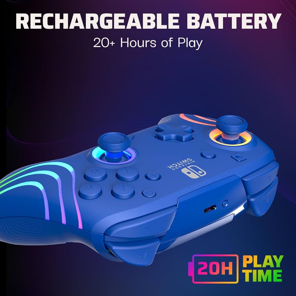 Amazon.com: PDP Afterglow Wave Wireless RGB Gaming