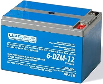 12V 12Ah Compatible Replacement Battery for Chilwee 6-DZM-12 by UPSBatteryCenter