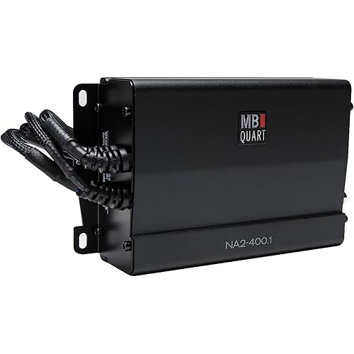 MB Quart NA2-400.1 Compact 400 watt Mono Powersports Amplifier to for a subwoofer