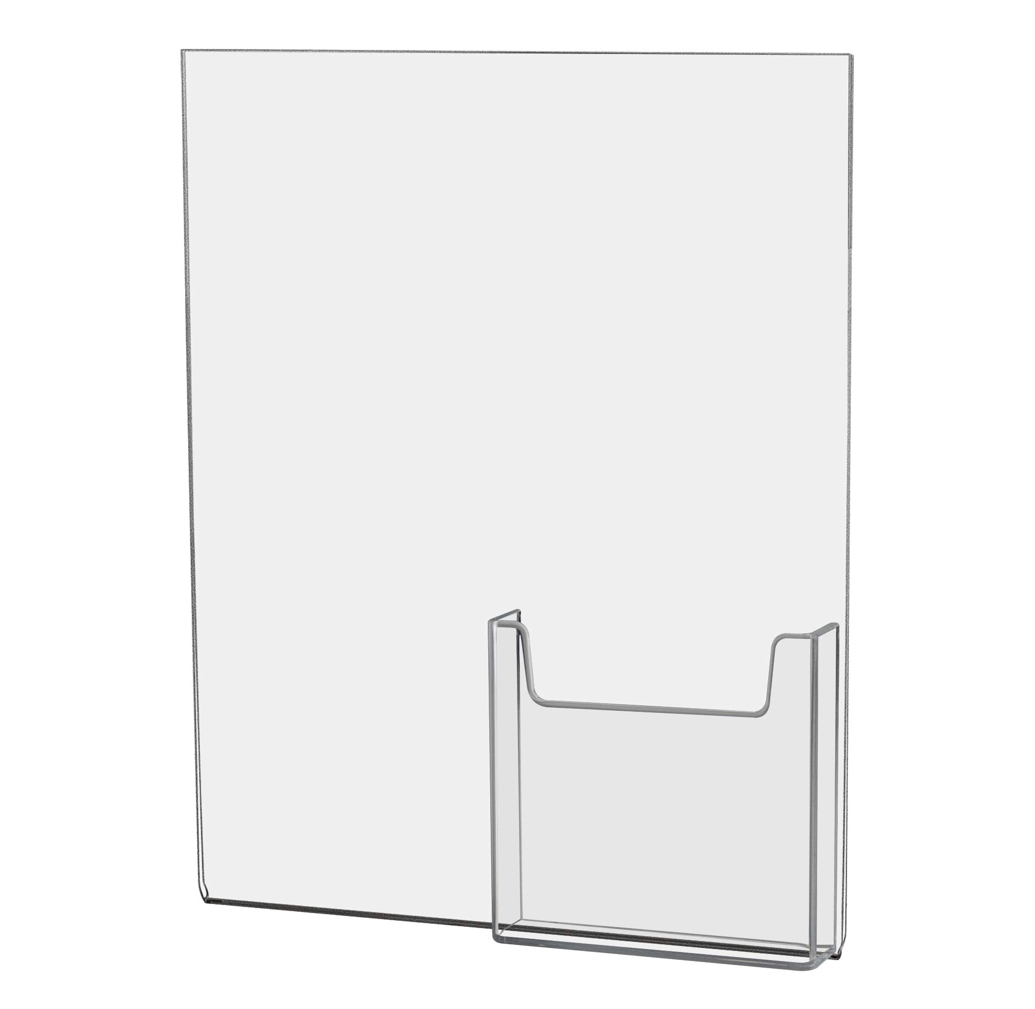 Buy Marketing Holders 8 1/2"W x 11"H Sign Frame s No Holes Menu Leaflet