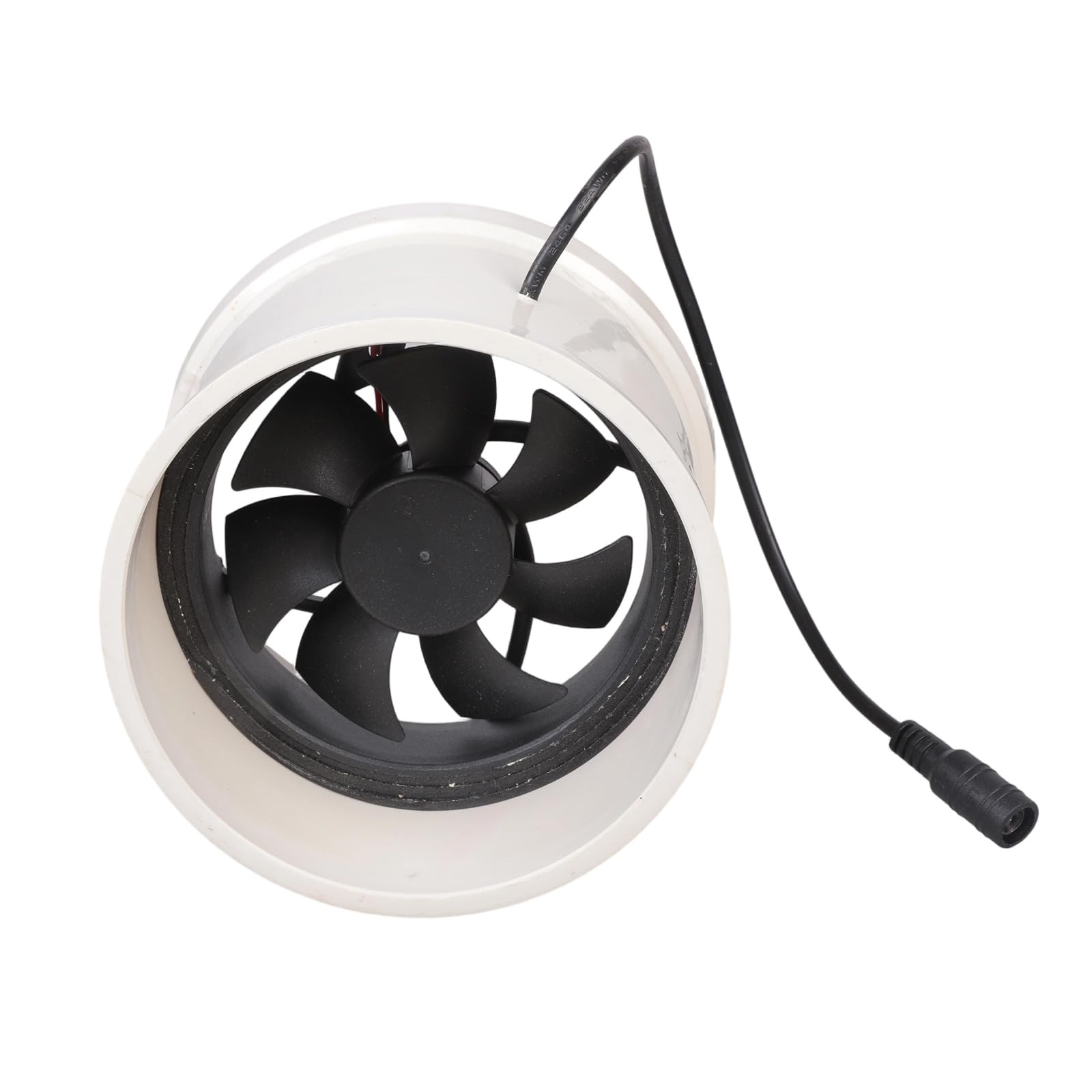 Multipurpose Exhaust Fan 110mm PVC Compatible 12V Power Supply for Kitchen Bathroom Chicken Coops Odors Removal Solution PVC Exhaust