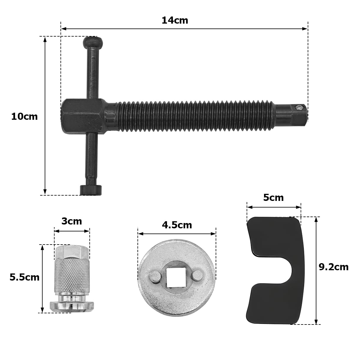 JNNJ Manuale Automatico della Pinza Pistone del Separatore, Separatore De Pistone Disco del Freno, Strumento di Ripristino per Pistone Pinza dei Freni, Divaricatore per Pastiglie dei Freni per Auto