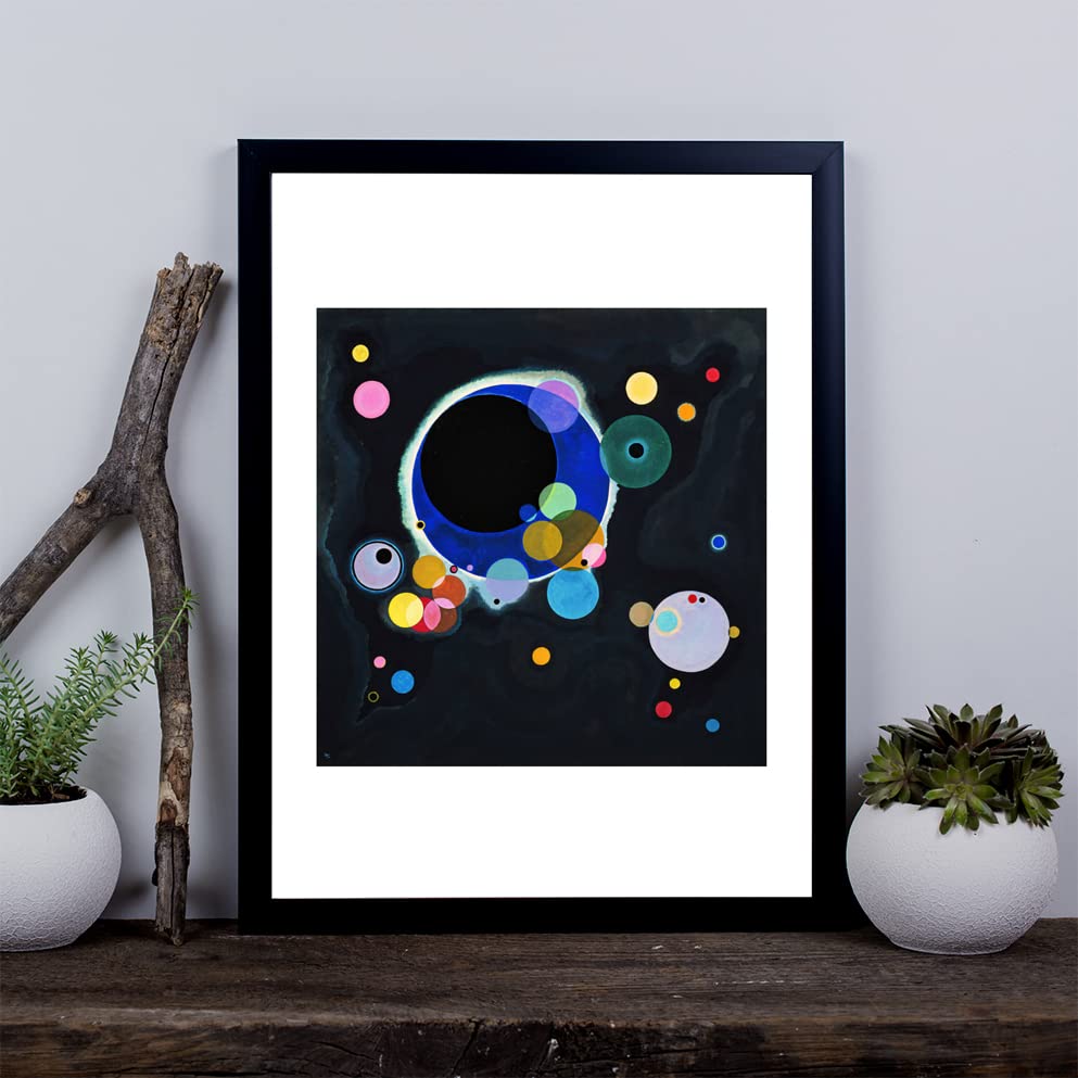Impression encadrée Plusieurs cercles Kandinsky giclée - 3