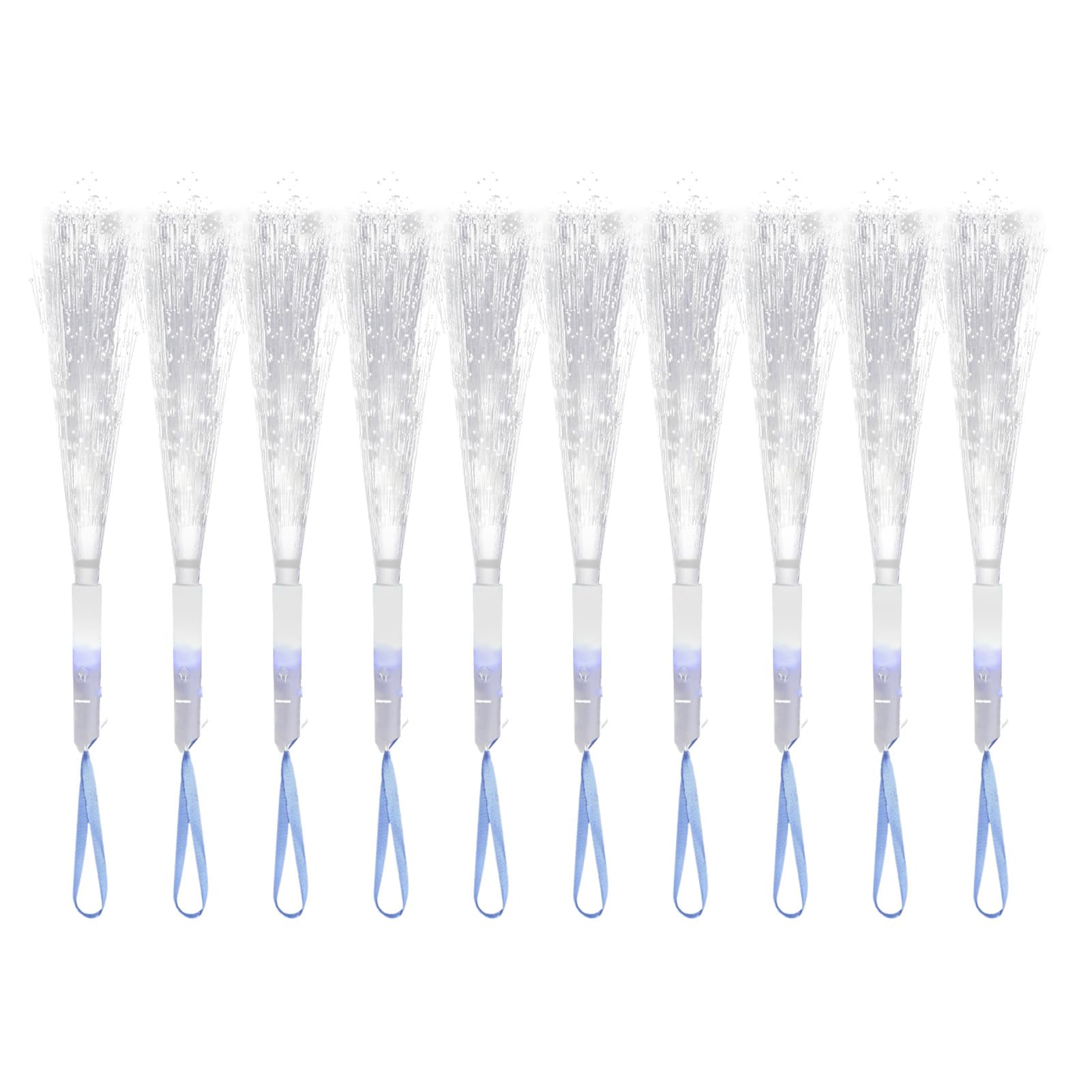 Ejoyous Bacchetta Lampeggiante in Fibra Ottica LED Stick 120 Pezzi 7 Colori