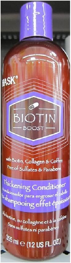 Hask Biotin Boost Thickening Conditioner, 12 fl oz (Pack of 2)