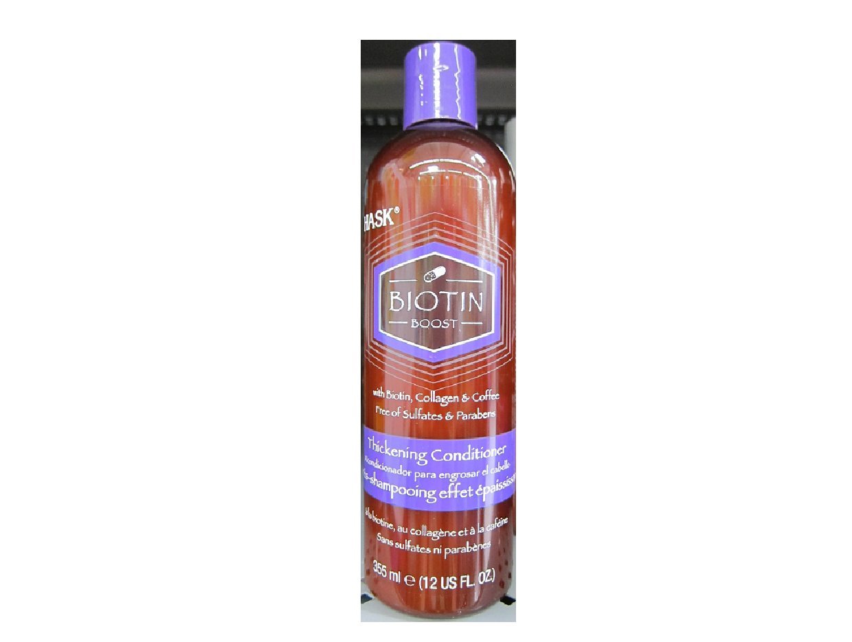 Hask Biotin Boost Thickening Conditioner, 12 fl oz (Pack of 2)