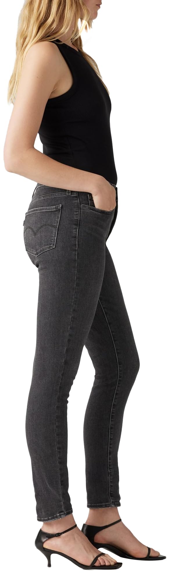 Levi's Damen 311 Shaping Skinny Jeans, Bloom Black , 28W / 28L