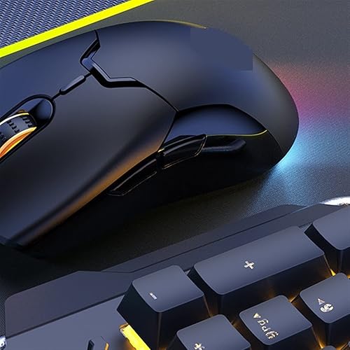 Miniatura 3 de ALUKAP Ratón de computadora con cable, teclas de acceso directo para oficina de negocios, ratones prácticos con receptor Mause para PC portátiles