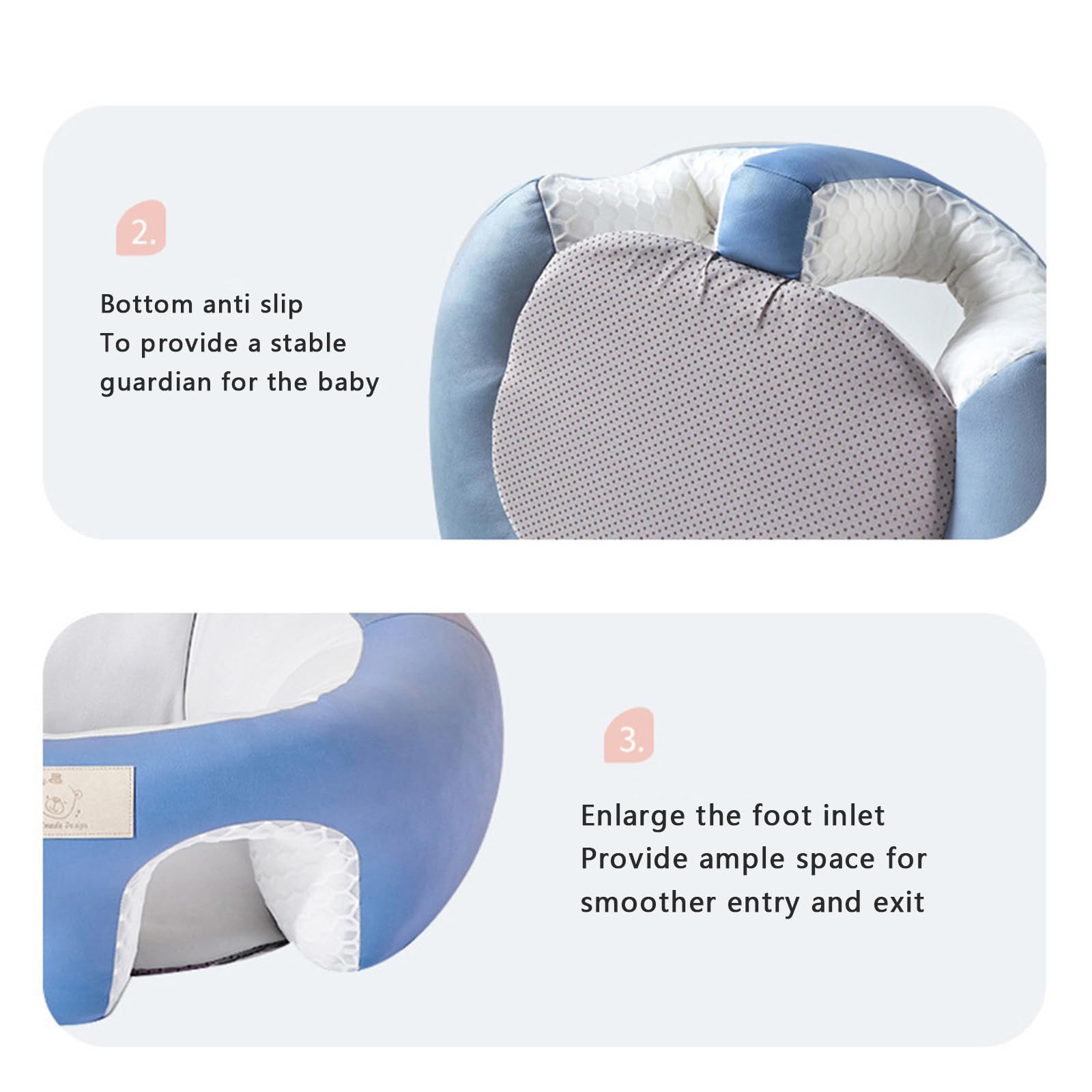 Baby-Stützsitz, Sofa, Plüsch, weich, Tierform, Baby, zum Sitzen, hält die Sitzhaltung, bequemes Baby-Sofa, Stuhl für Babys, 3–12 Monate (24, Einheitsgröße)