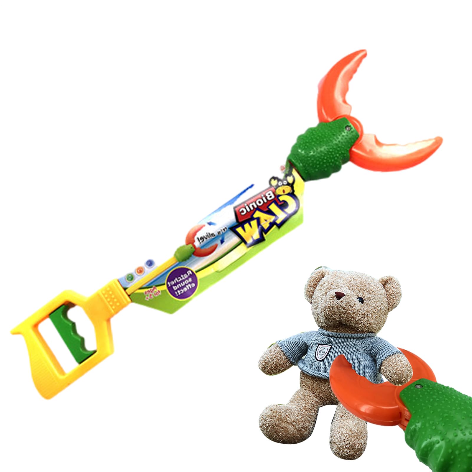 Pince Robotique Interactive | Attrape-Jouet En ABS | Longueur 50 Cm | Développe Motricité | Cadeau Enfant 3-6 Ans | Pour Ramasser Objets