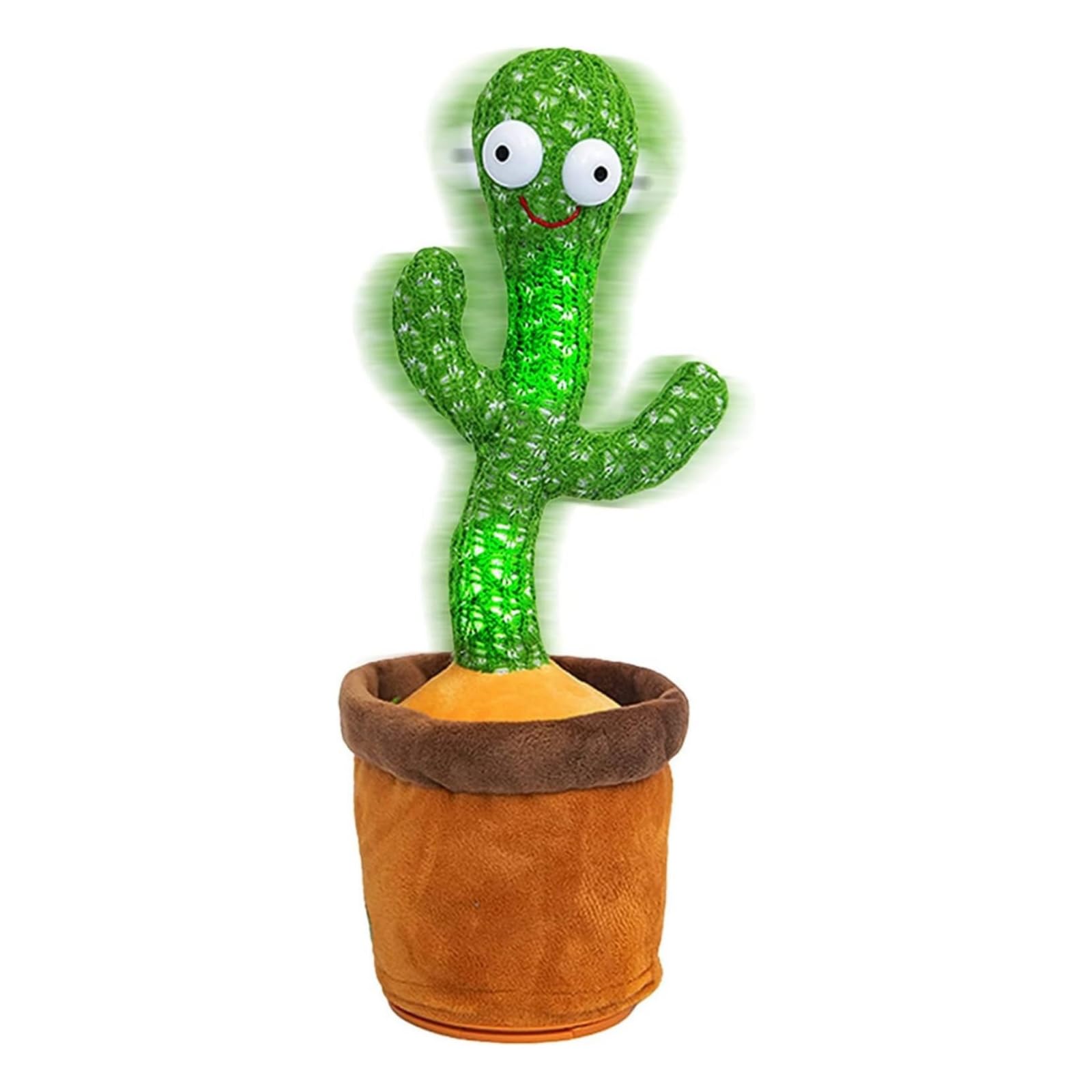 Dancing Talking Cactus Baby Toys Interactive Toy Repeating Records What You Say Volume Adjustable Singing Cactus Toddler Games Easter Basket Stuffers for Kids