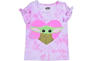 The Mandalorian Grogu Toddler Girls Purple Tee
