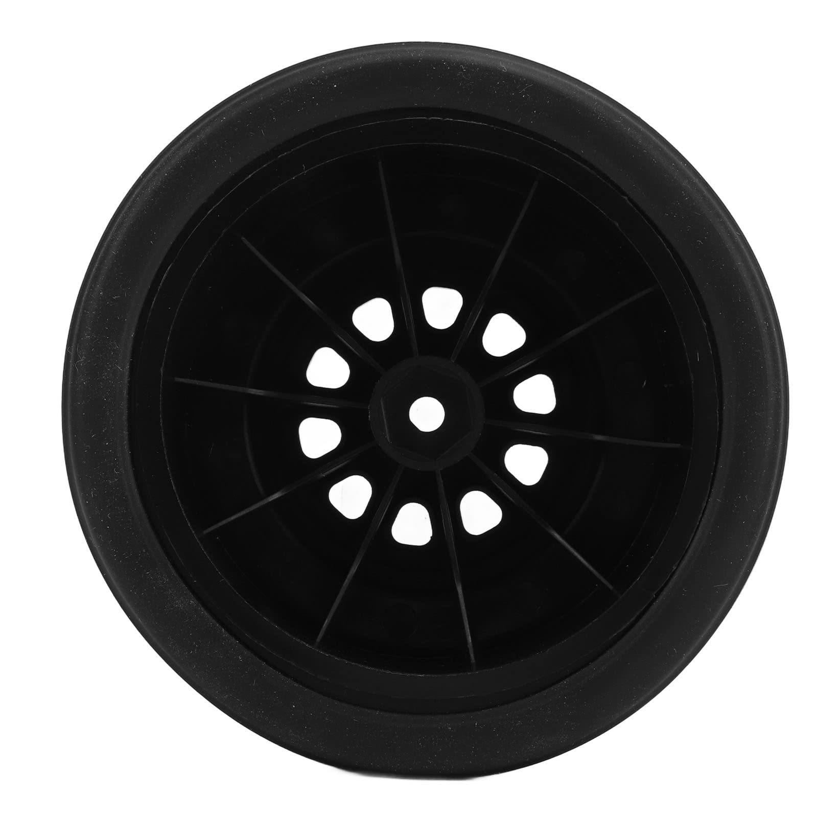 Fdit Neumáticos Duraderos para Coche RC a Escala 1/10 con Textura para Coche Teledirigido Todoterreno, 4 Neumáticos Negros para Scx10