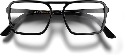 LONDON MOLE® Spy Lesebrille | Coole quadratische Pilotenleser | Herren Damen Unisex | Feder-Scharniere