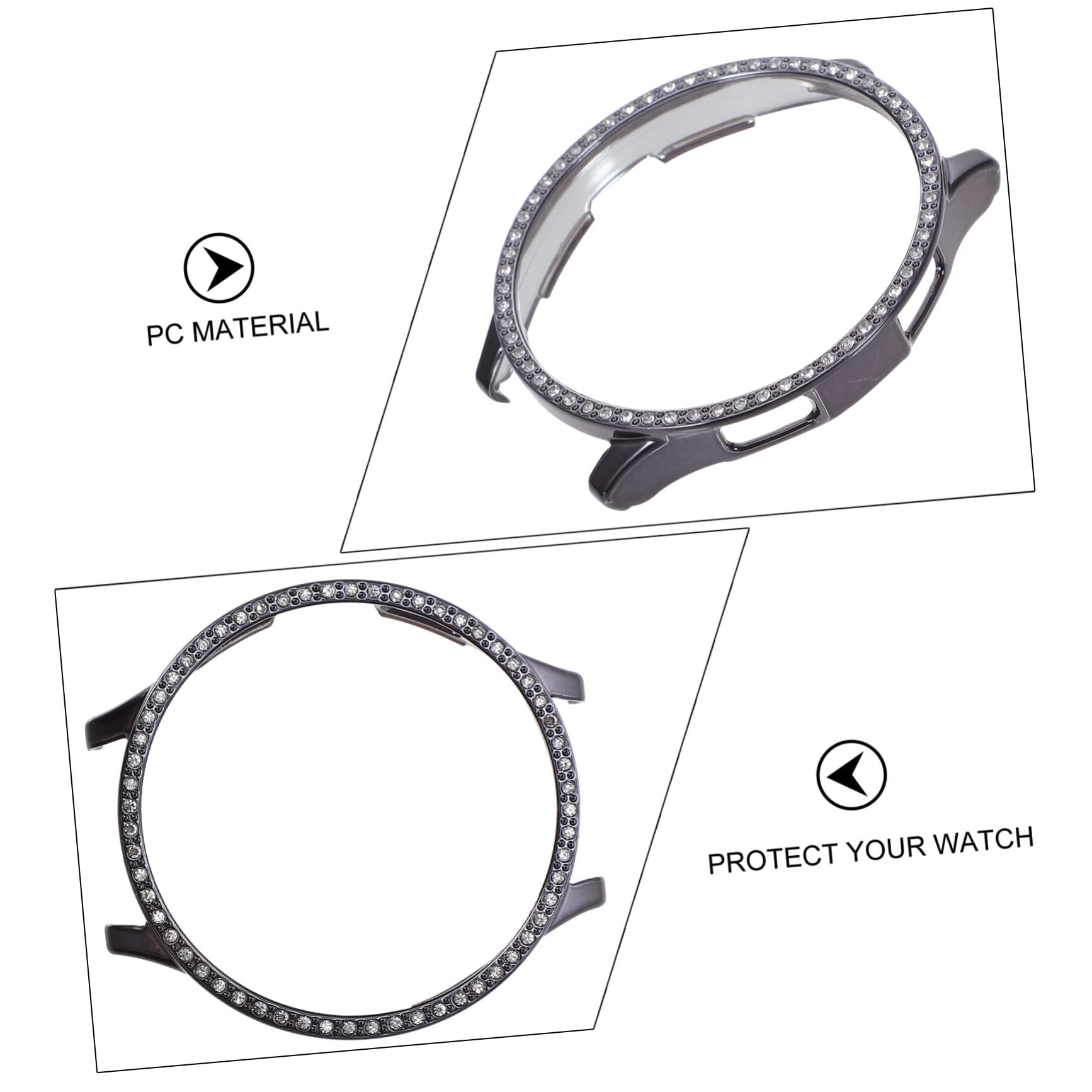 OSALADI 10pièces Coque Décorative Brillante pour Montre Édges pour Smartwatch Watch Accessoire De Élégant Et Pratique