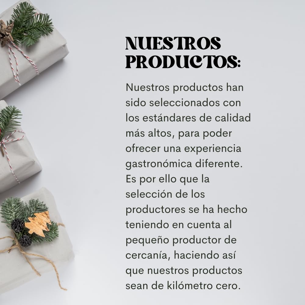 Lotes de Navidad Gourmet para Regalar con Aceite con Trufa, Paté, Embutido y Queso | Cesta 1 Degusta Teruel