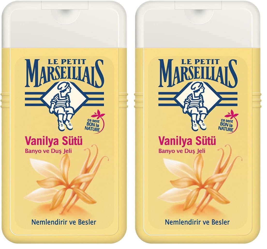 Le Petit Marseillais Duş Jeli Vanilya Sütü (250 ml) 2li paket