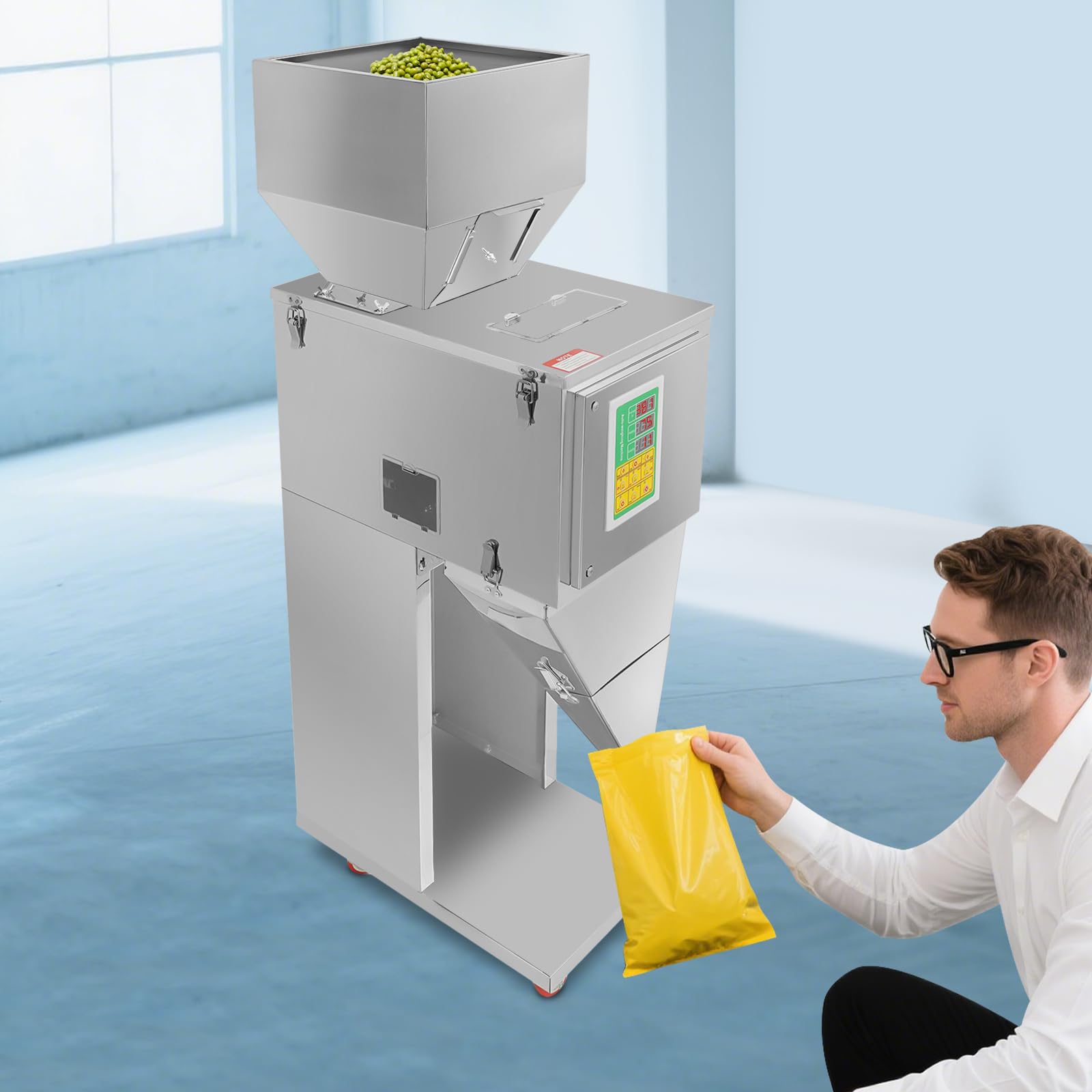 10-999g Automatisch Abfüllmaschine Wiegen Subpackage füllmaschine Verpackungsmaschine 200W