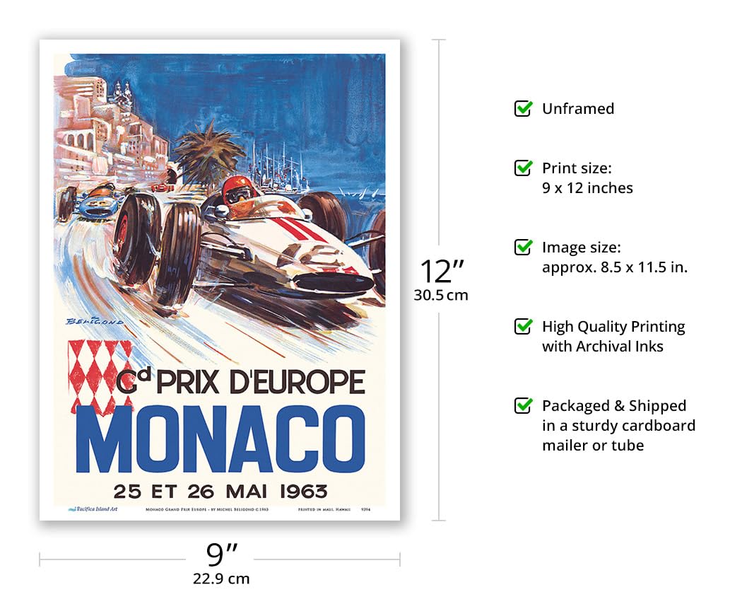 Amazon.com: Monaco Grand Prix Europe (Gd Prix D'Europe) - Vintage