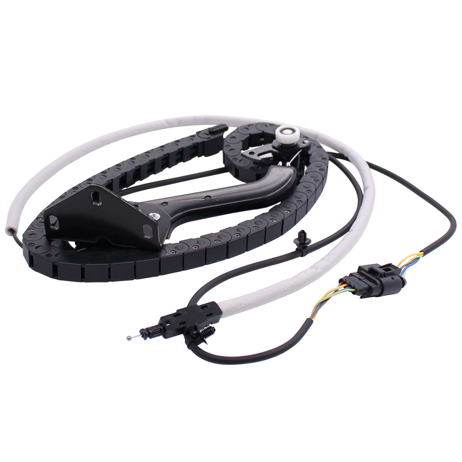 Doo Engy Guía de rodillos para puerta corredera eléctrica, cadena de energía, kit de cables y polipasto del copiloto, lado derecho para Sprinter W906 Crafter 35 a partir de 2006