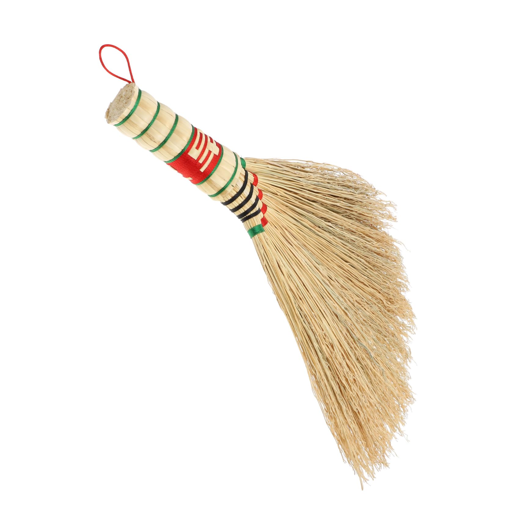 Gogogmee Traditional Craft Mini Broom Handmade Straw Soft Broom for Kitchen for Desk Hand Held