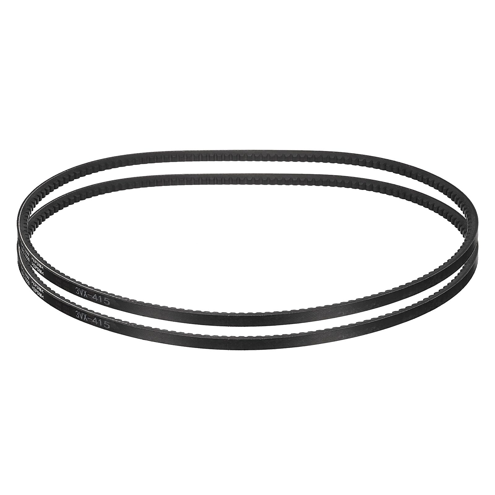 uxcell 2pcs 3VX425 Rubber V-Belt, Raw Edge Cogged Industrial V Belt 42.5" Length x 0.38" Width x 0.32" Thickness — Amazon image 6