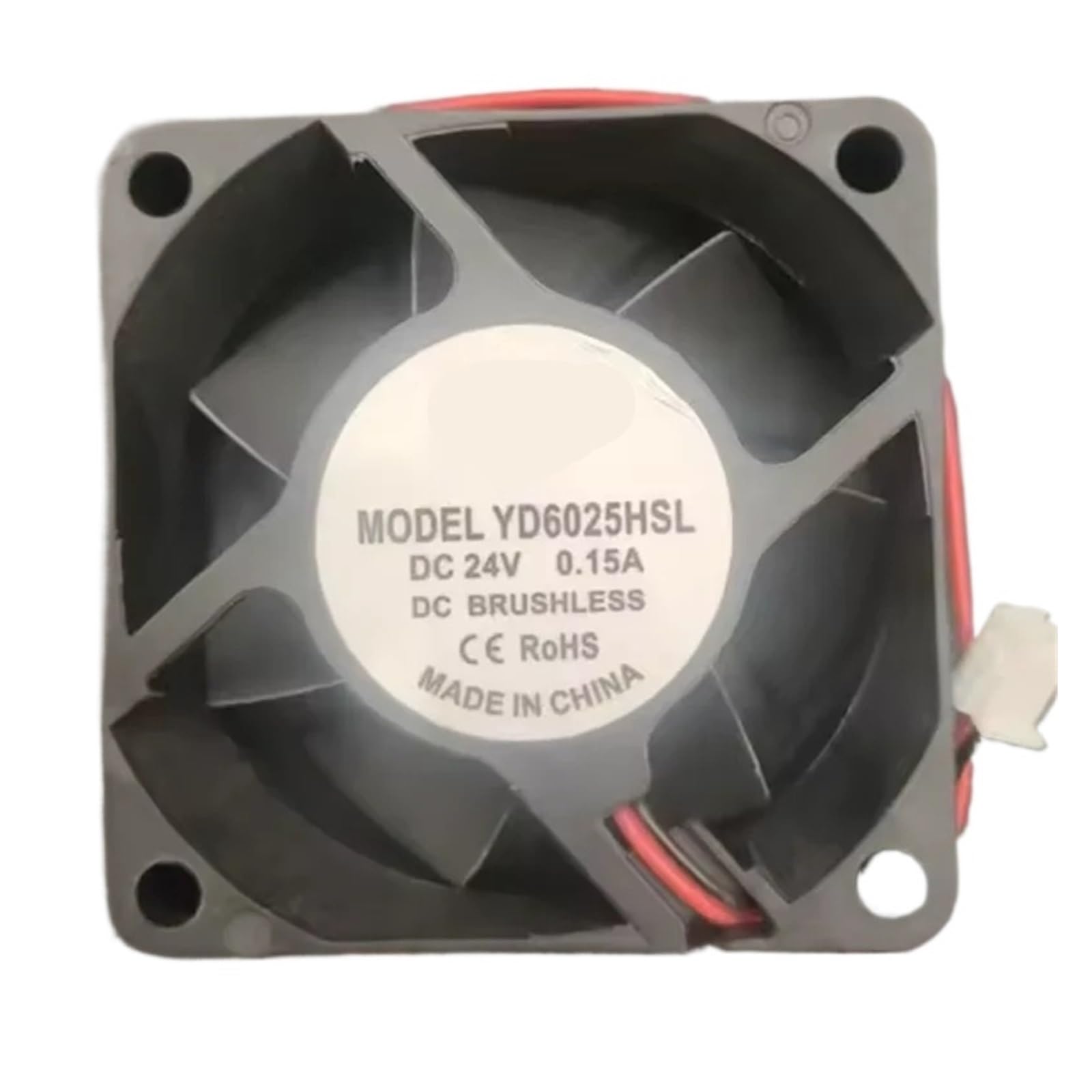 TSCFHGQI 60X60X25MM YD6025HSL DC24V 0.15A 2WIRE DC COOLING FAN