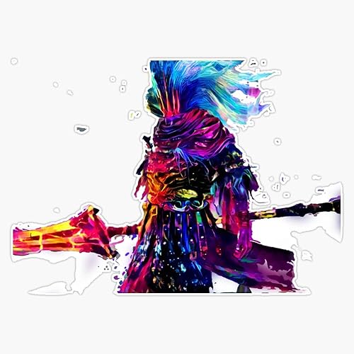 Calcomanía de vinilo sin nombre Synthwave King de 5 pulgadas