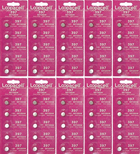 Batería para reloj LOOPACELL 397 1.55V paquete 50 unidades