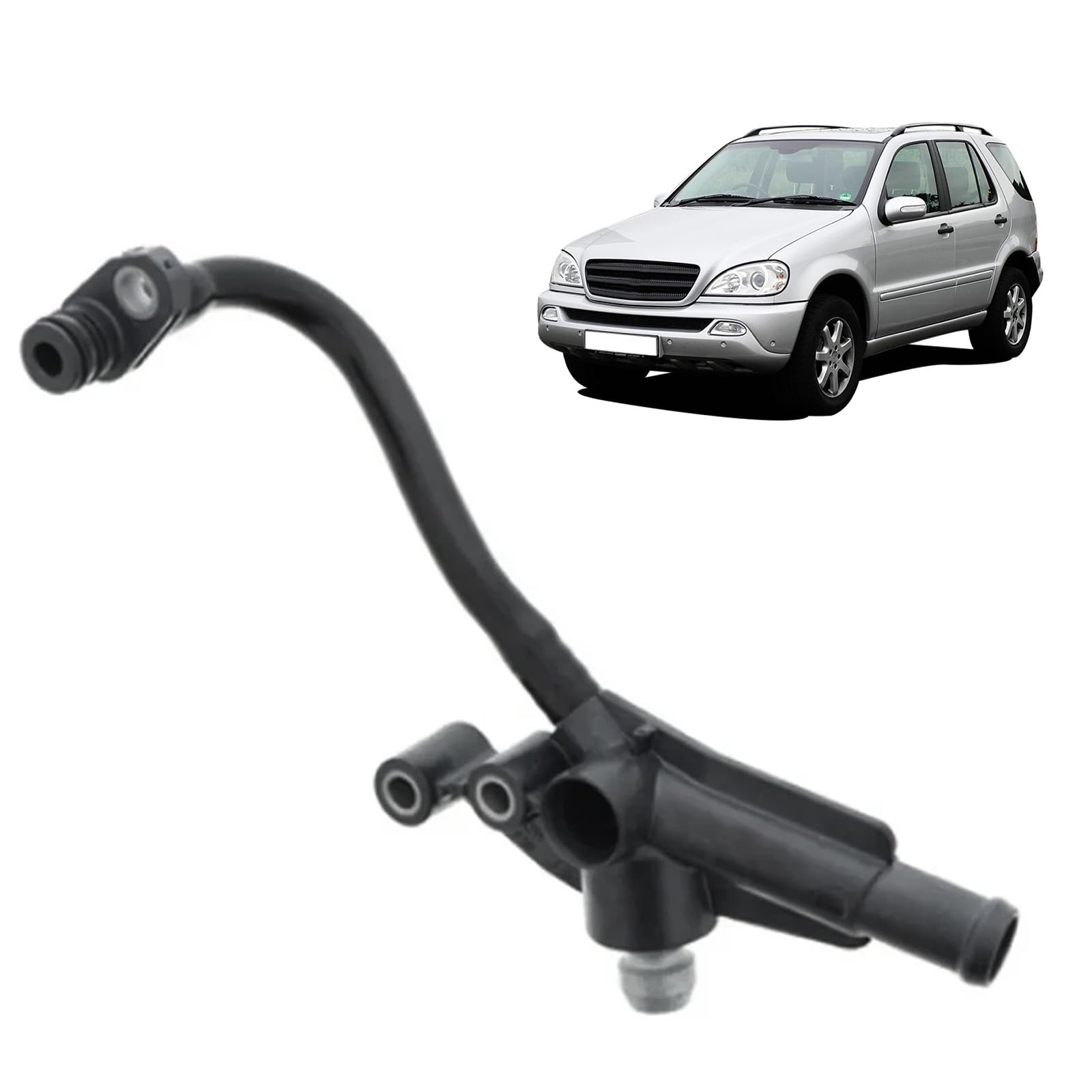 Fowspvzn Car Coolant Water Pipe for SL63 AMG R231 M157 E63 ML63 1572000151 1572000051 A1572000151 A1572000051 Coolant Water Hose