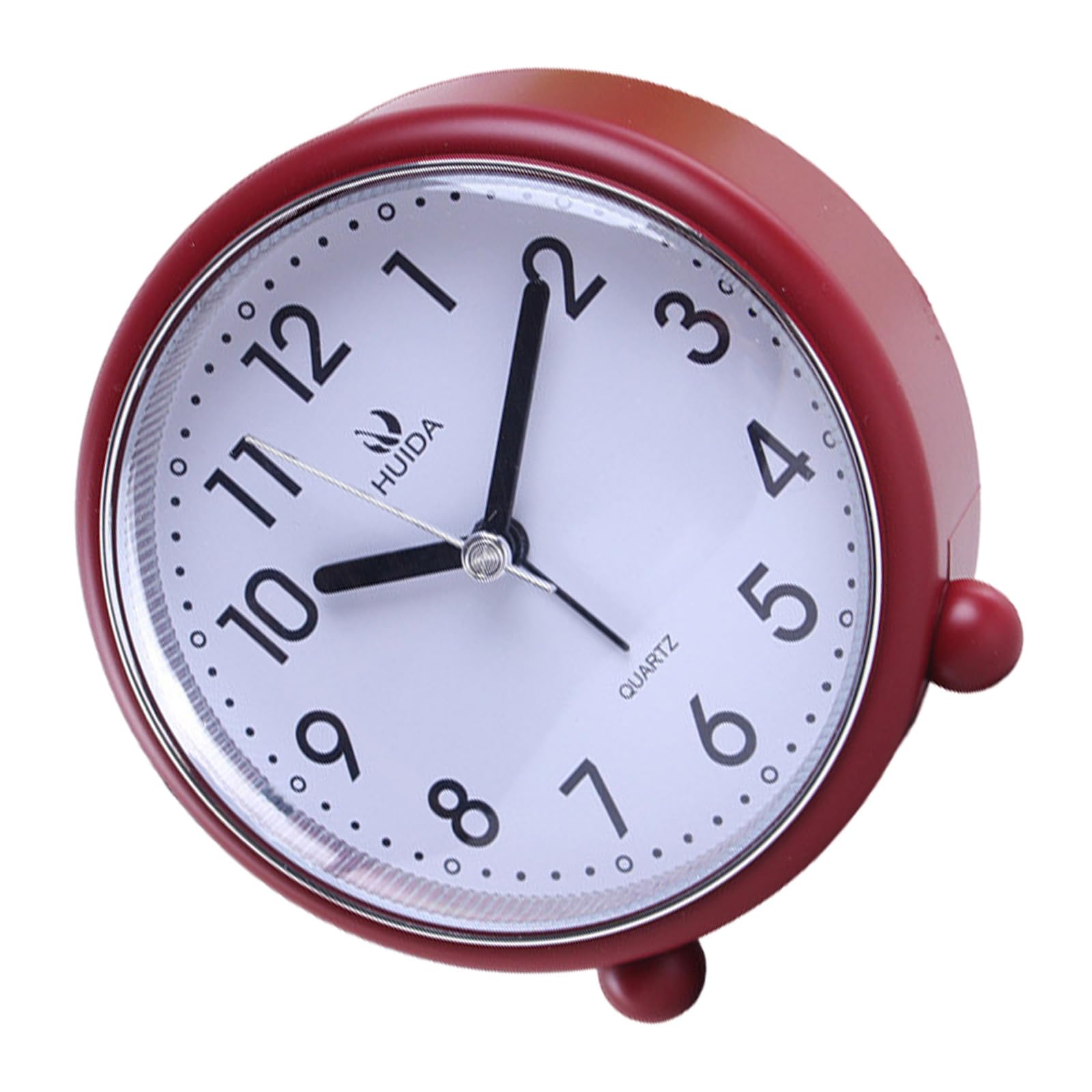 YROHGKPN Analogs Alarm Clock 4inch Super Silents NonTicking Small Clock Battery Operated Simple for Bedroom Desk Bedsides Alarm