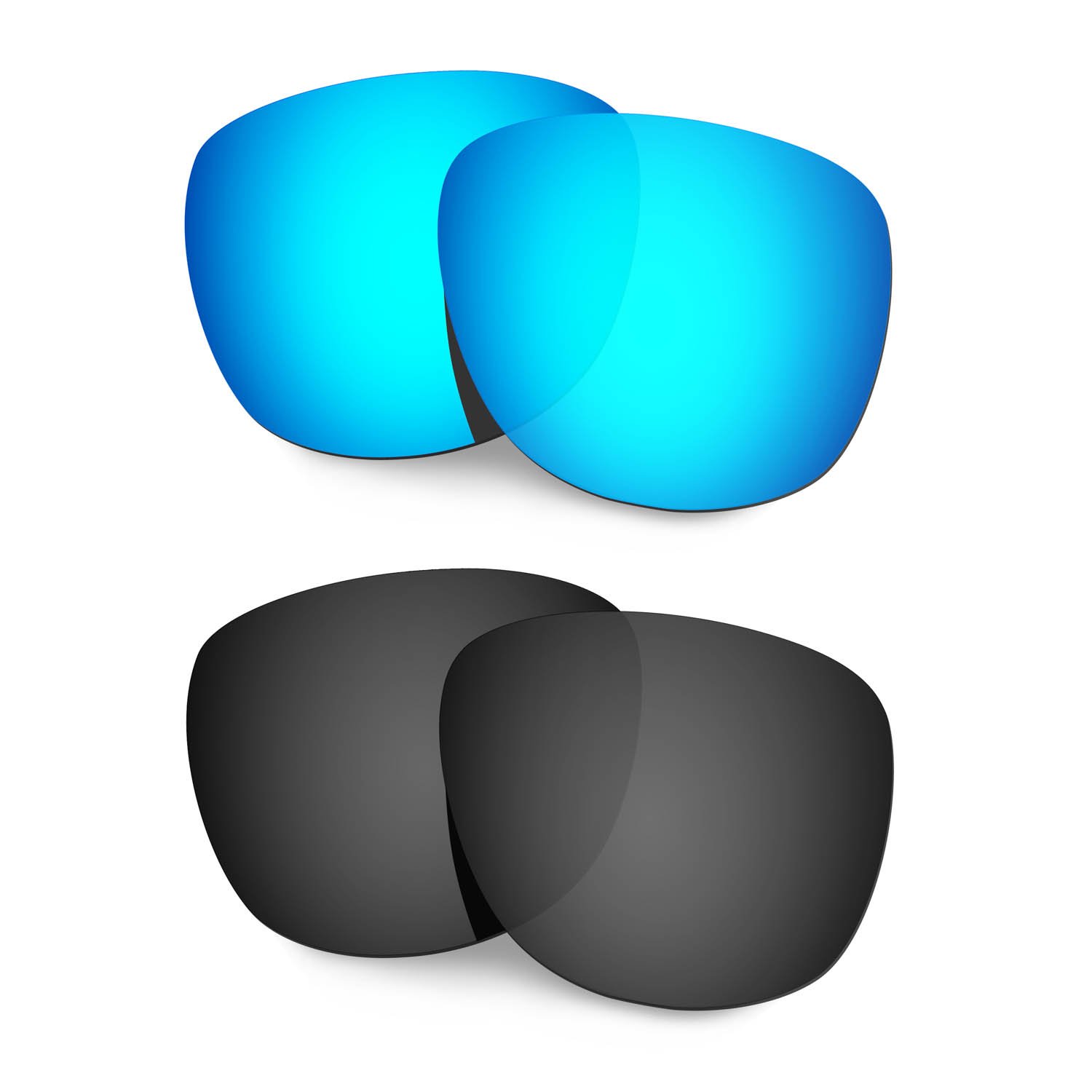 Lentille Oakley Trillbe X verres de rechange bleu noir réparer lunettes de soleil rayées - 8