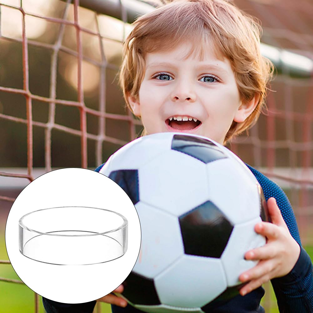 Supporto da Palla in Acrilico Trasparente per Pallacanestro, Calcio, Rugby e Pallavolo - 4 Pezzi