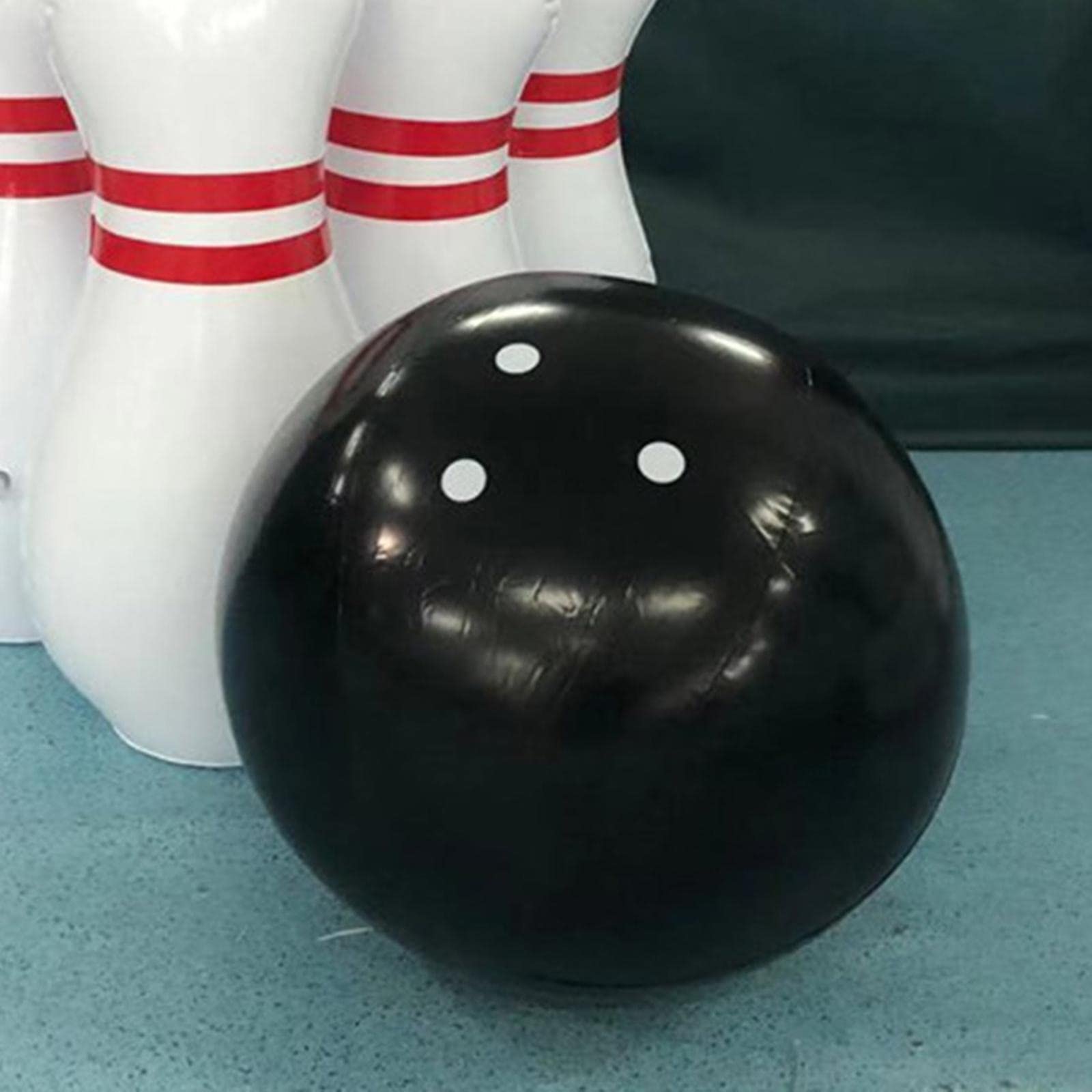 Bowling Set mit Hölzernen Rasseln, Lernspielzeug für Die Rasenentwicklung, Sportspiele für Den Garten