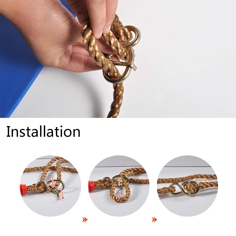 Swing Ropes Strong Adjustable Hanging Tree 1.8M for Hammock Chairs