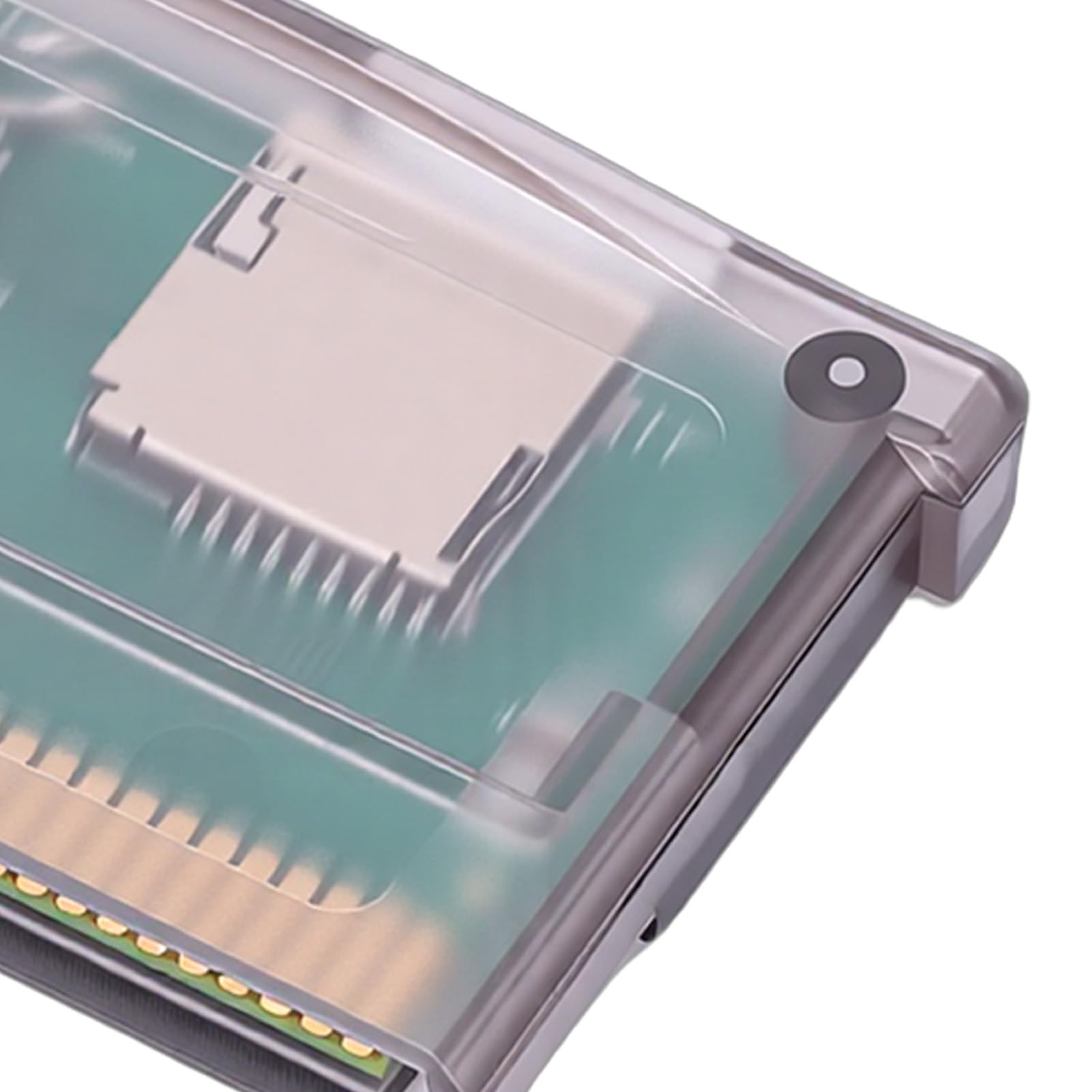 LICAEVEY Cartuccia Flash GBA, Scheda di Gioco per Gameboy Advance SP ecc., capacità Massima 2 GB, Formato FAT Richiesto, Compatibile Universale (viola trasparente)