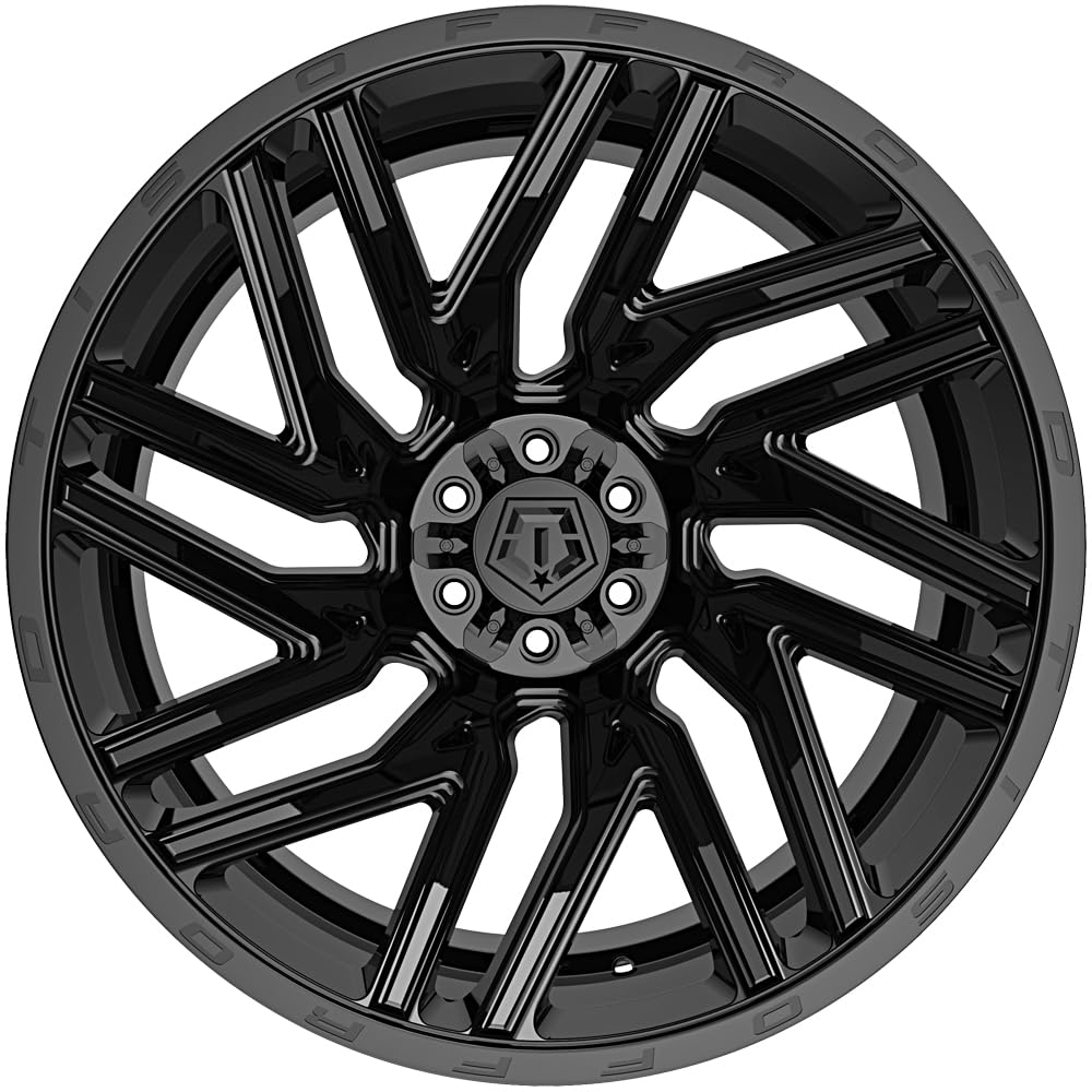 Amazon.com: TIS 554B 22X12 Black Wheel - 6X135 / 6X5.50 Bolt