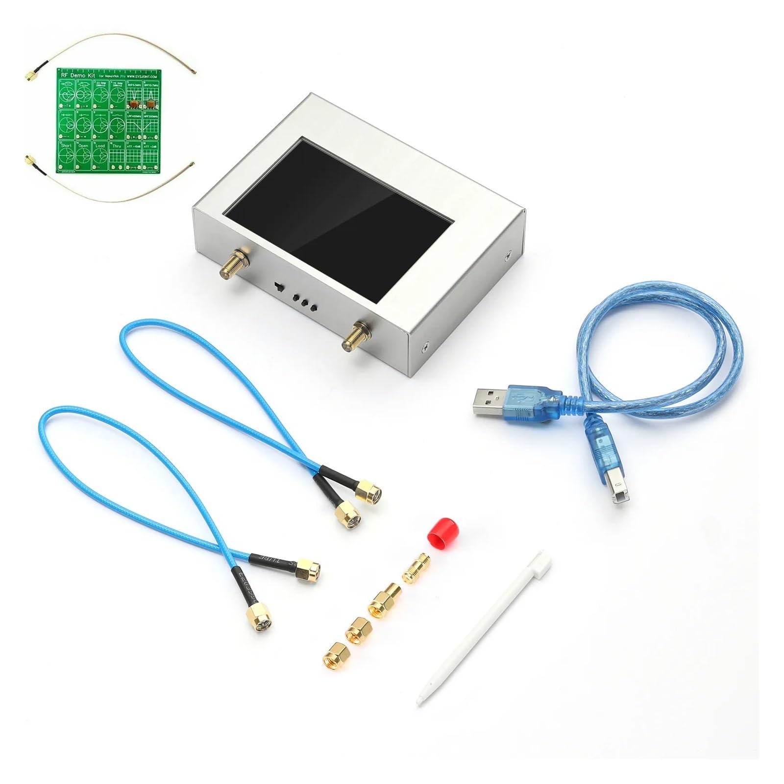 Analizator sieci bezprzewodowej NanoVNA V2 Plus4 50KHz-4GHz wektorowy analizator sieci 4-calowy TFT krótkofalowy HF VHF UHF 70-90dB z baterią 3200mAh Analiza siły sygnału
