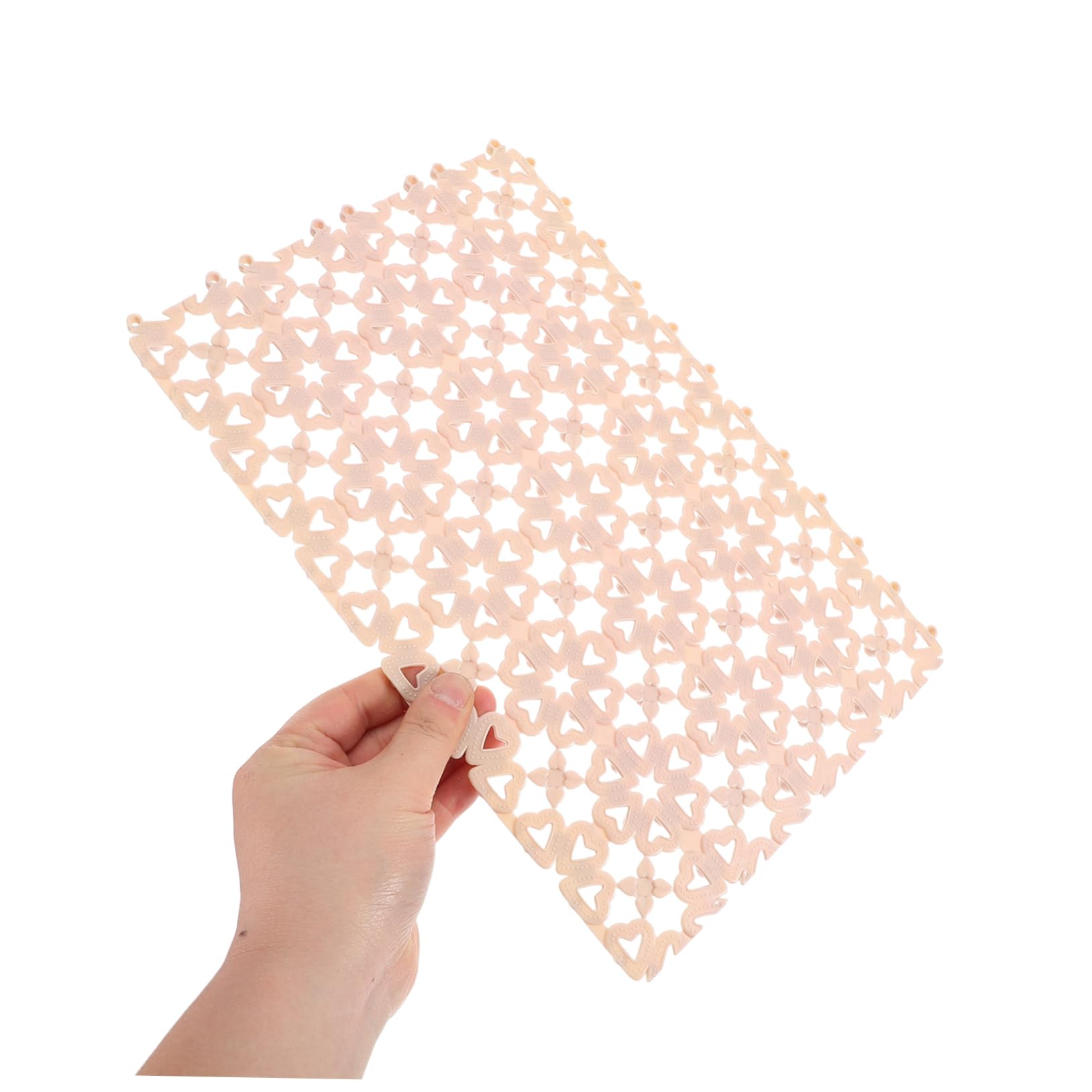 COLLBATH 10 Stück Kaninchenkäfigmatte aus PVC Bequeme Bodenmatte mit Abfalltrennung Leicht zu Montieren für Kaninchenkäfige und Hasenfüße