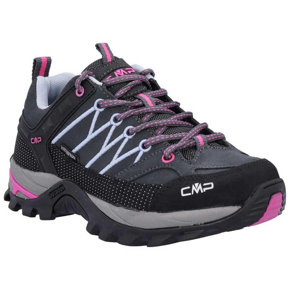 CMP Rigel Low Wmn Trekking Shoes Wp, Scarpe da trekking Donna, Titanio Skyway, 38 EU