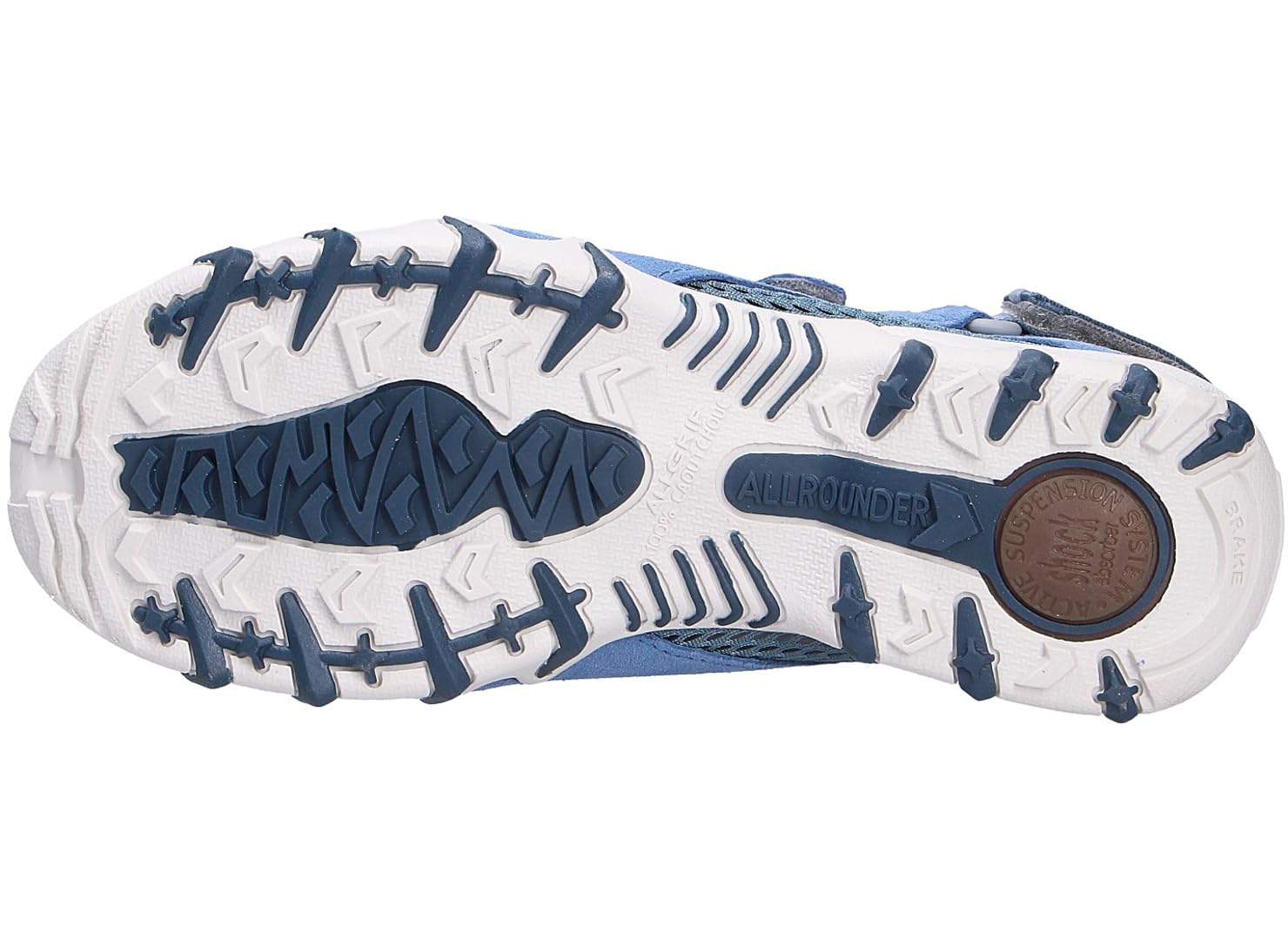 Allrounder Zapatilla Deportiva Niro Nubuck Azul